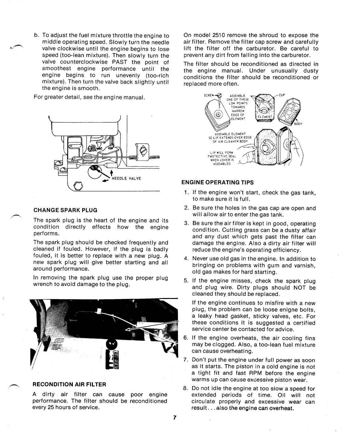 Yard-Man 219212 manual 