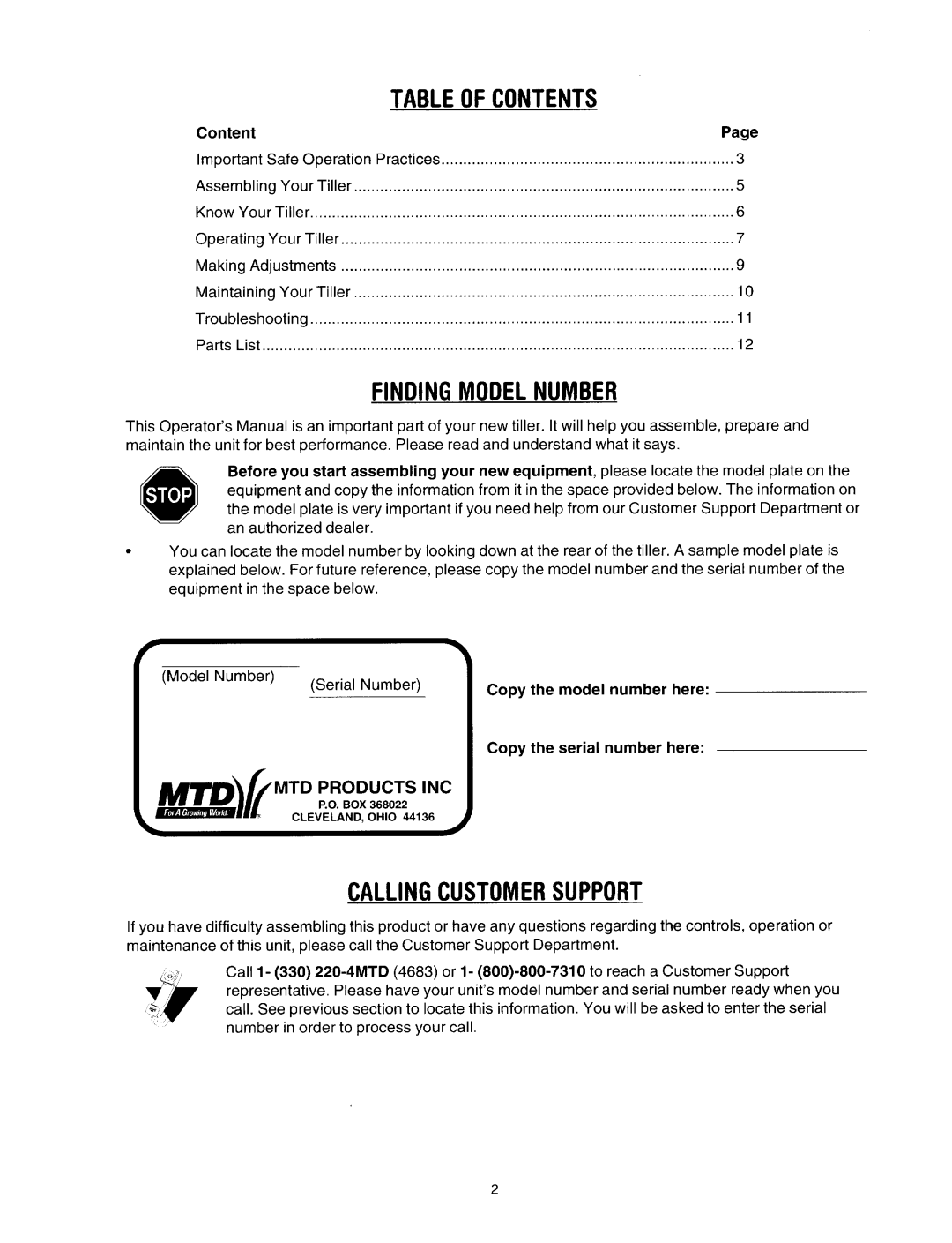 Yard-Man 21A-394-401 manual 