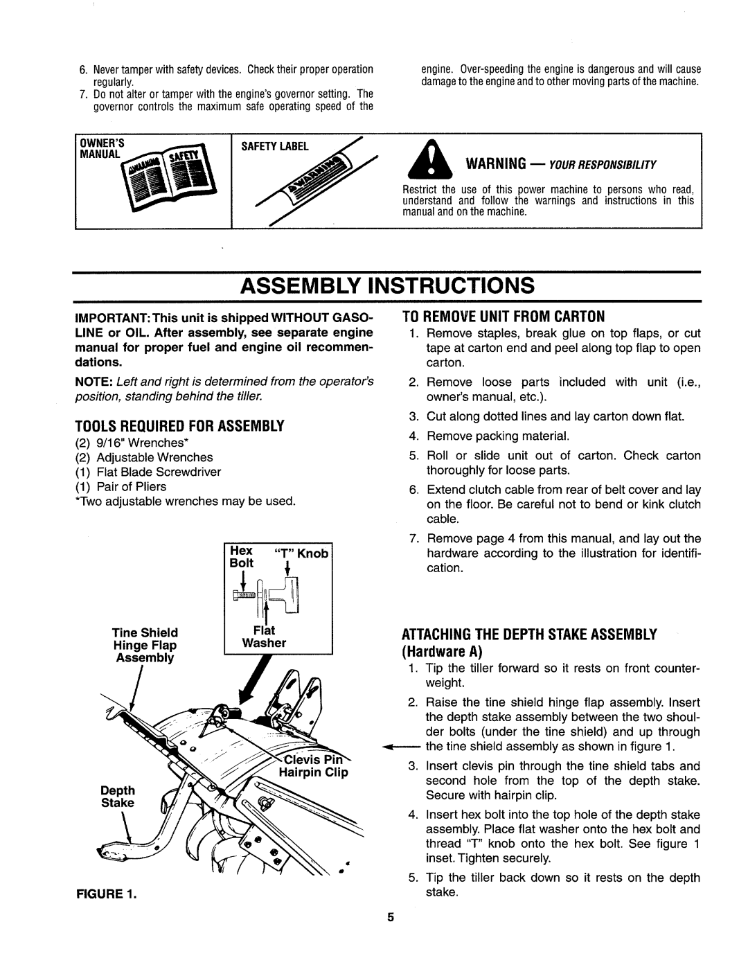 Yard-Man 21A-448-401 manual 