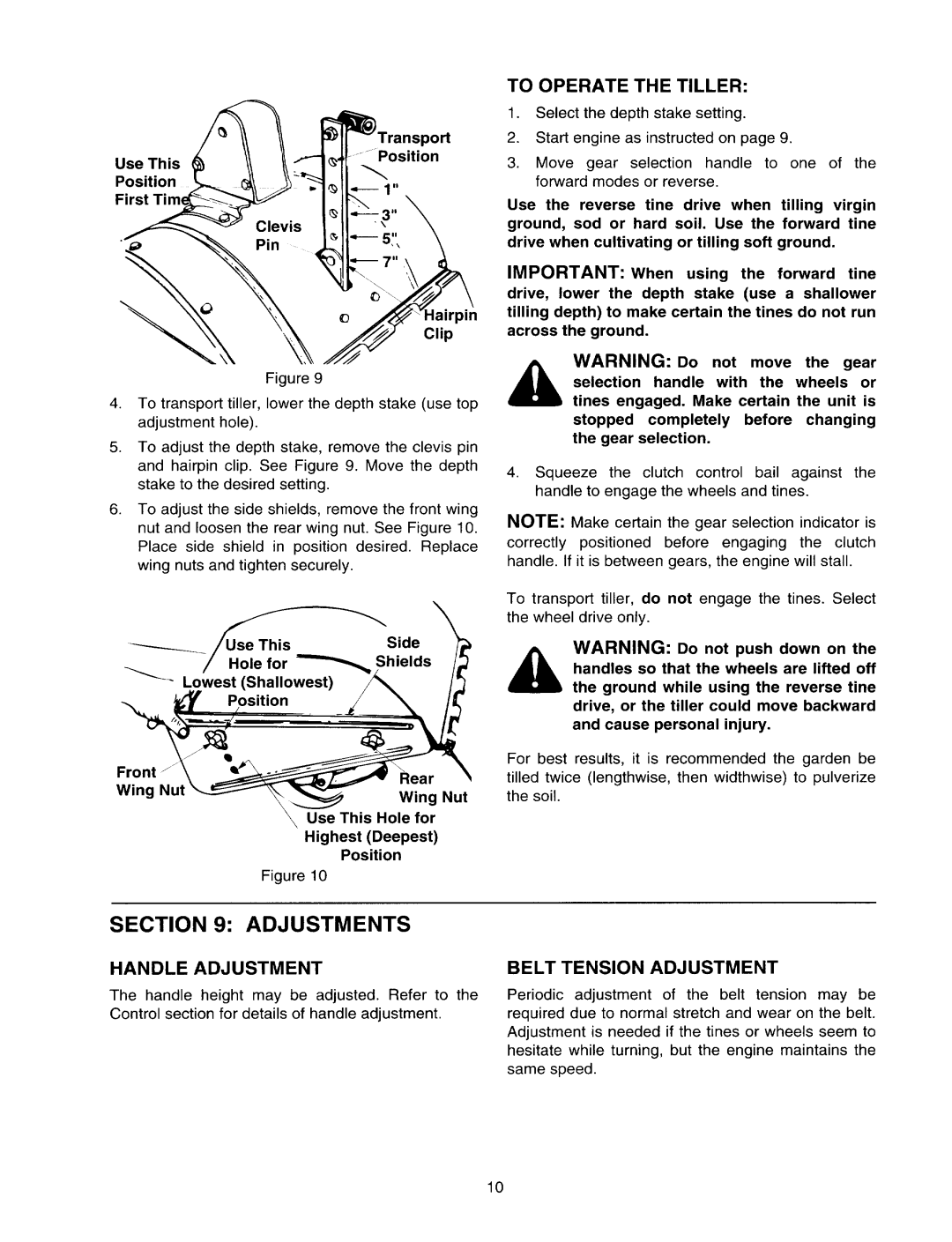 Yard-Man 21A-458B401 manual 