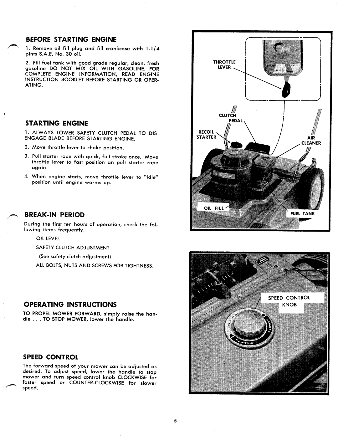 Yard-Man 2210-22 manual 