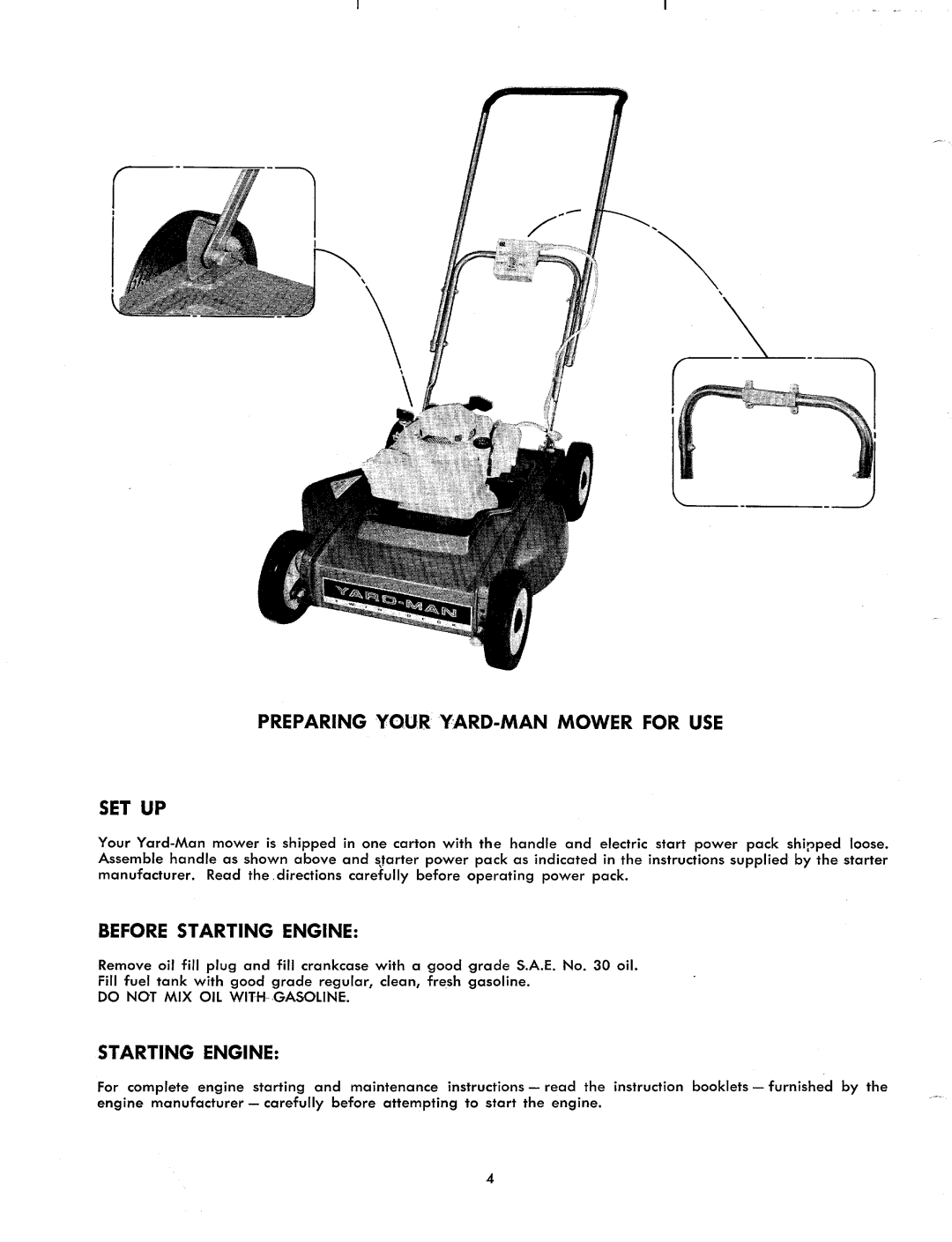 Yard-Man 2300-0 manual 