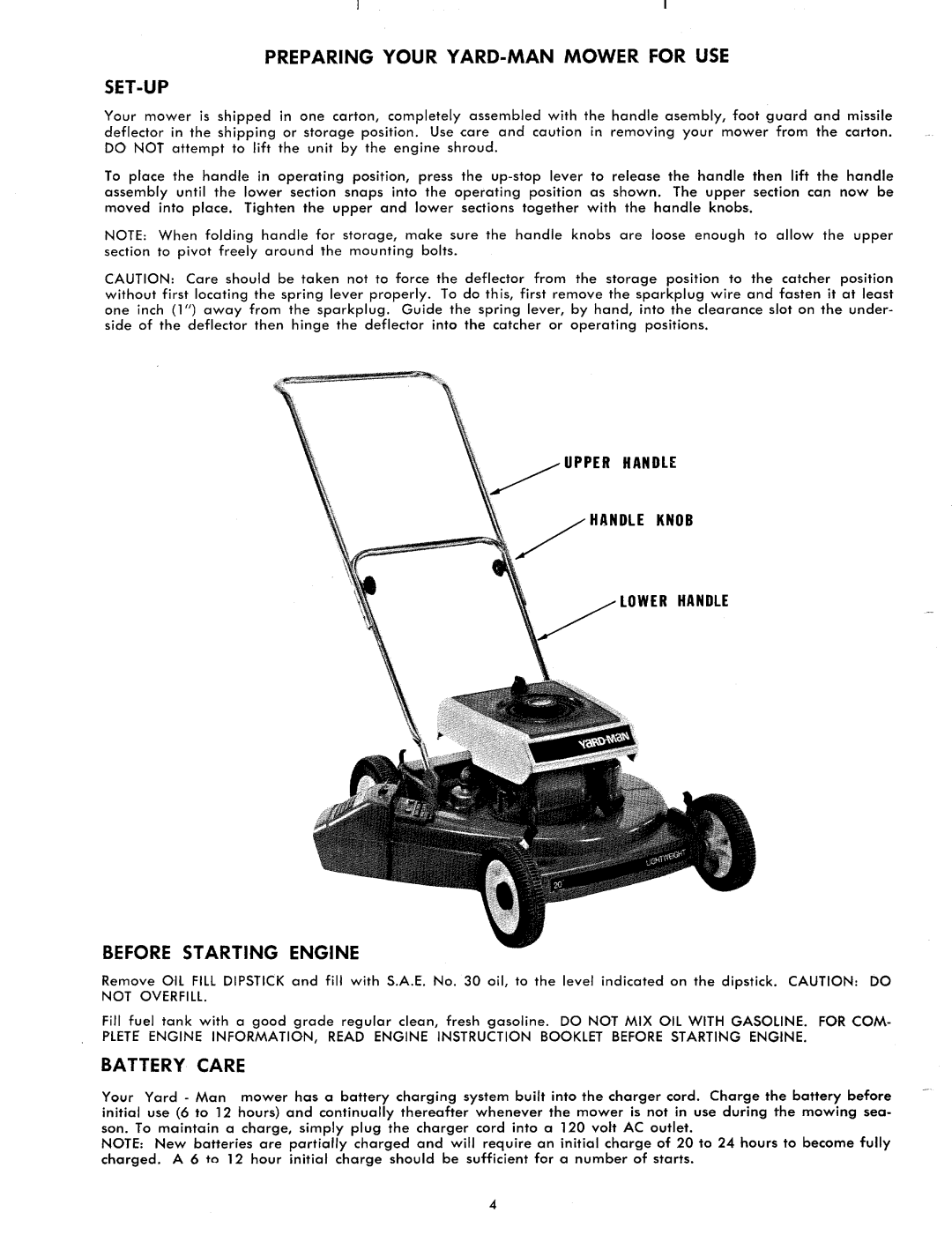 Yard-Man 2320-3 manual 