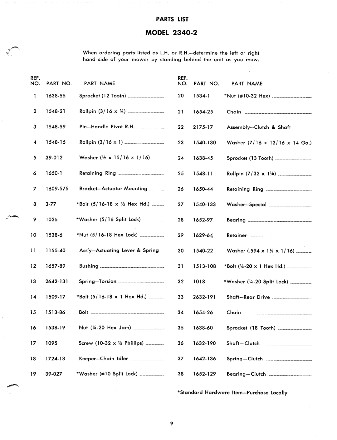 Yard-Man 2340-2 manual 