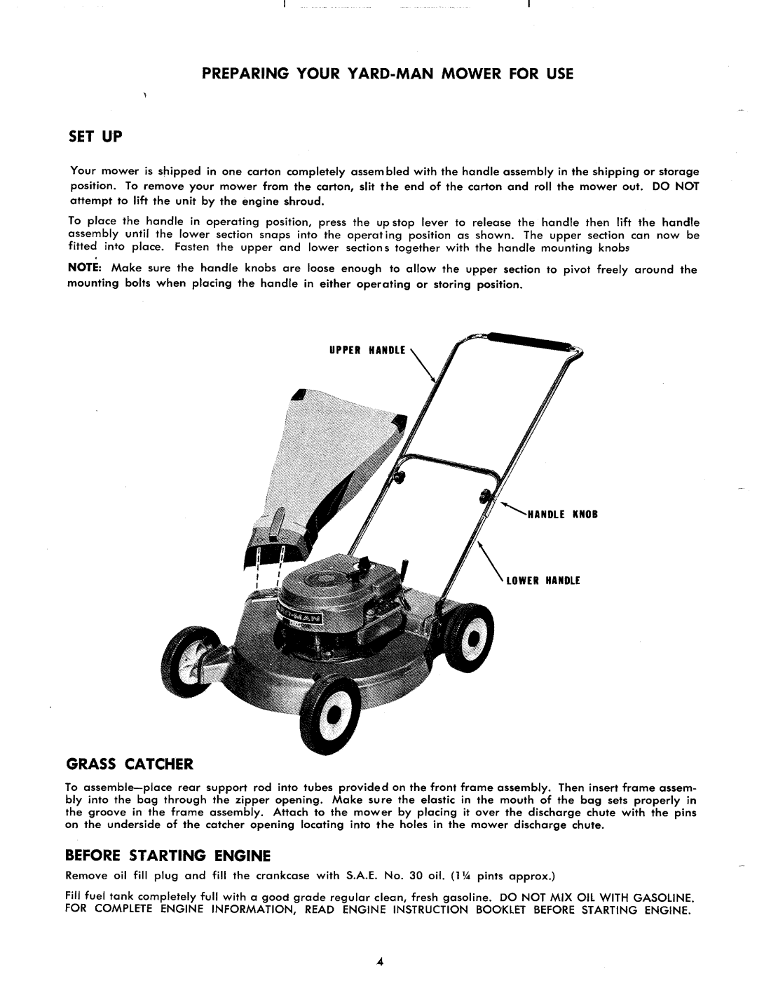 Yard-Man 2370-0 manual 