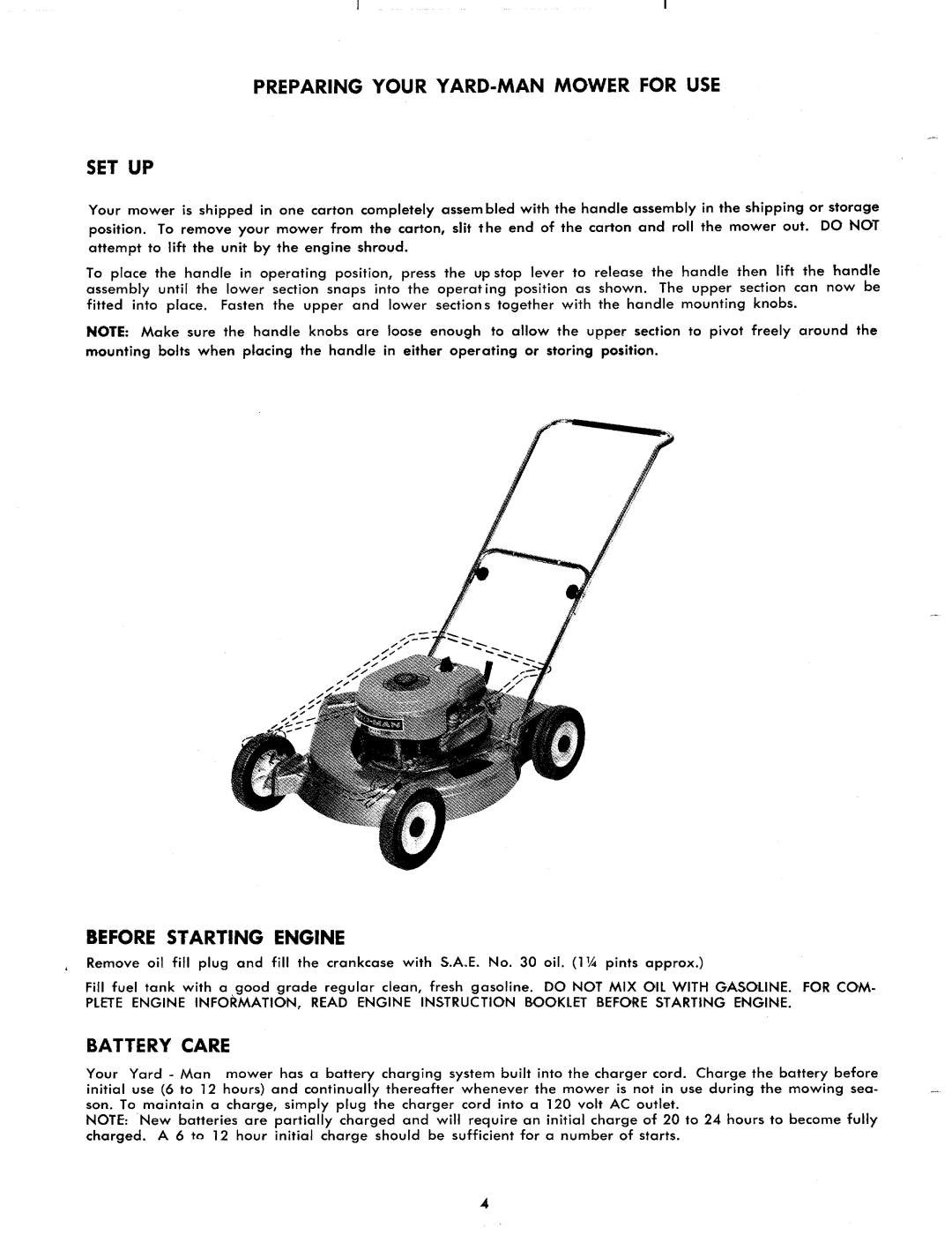 Yard-Man 2380-1 manual 