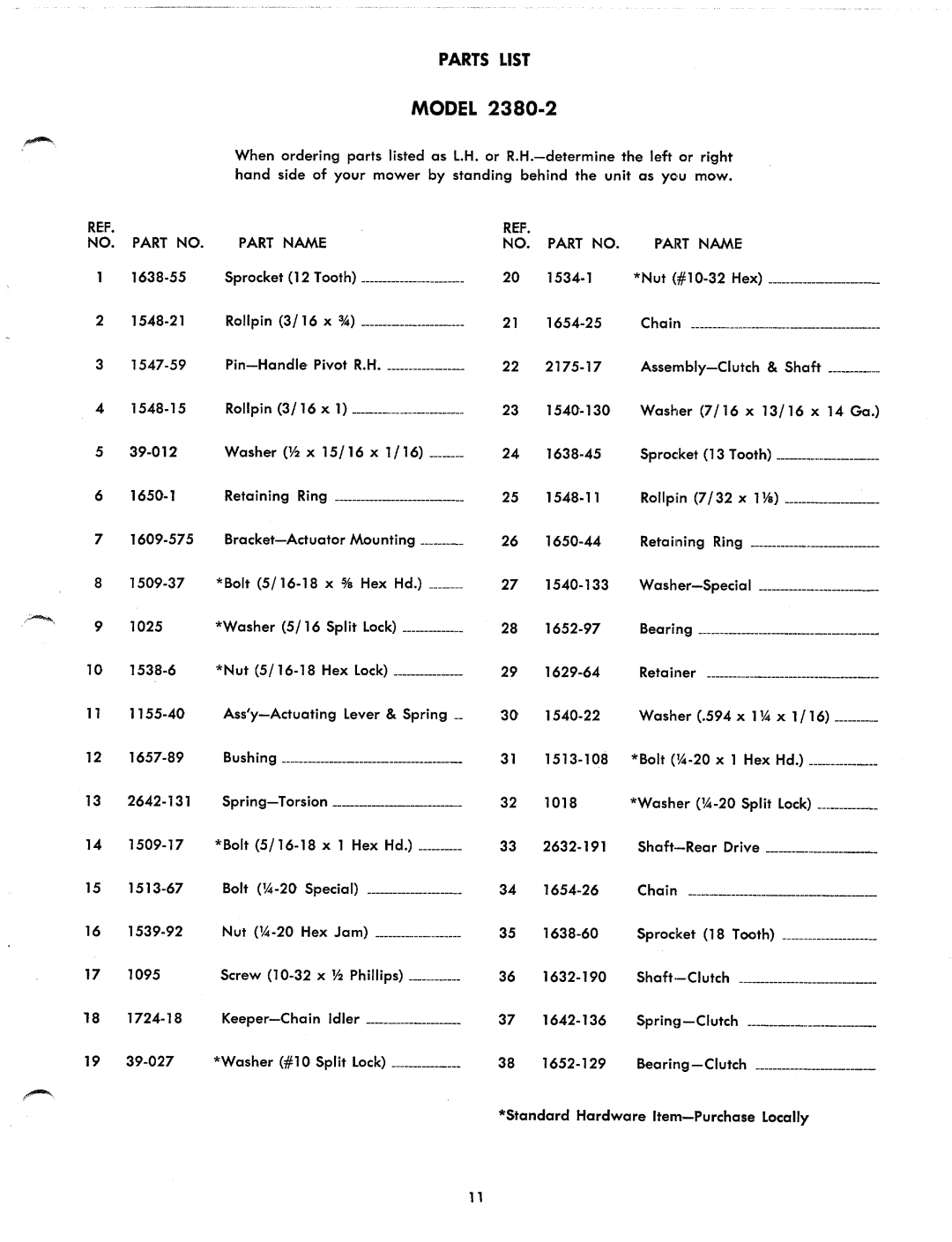 Yard-Man 2380-2 manual 