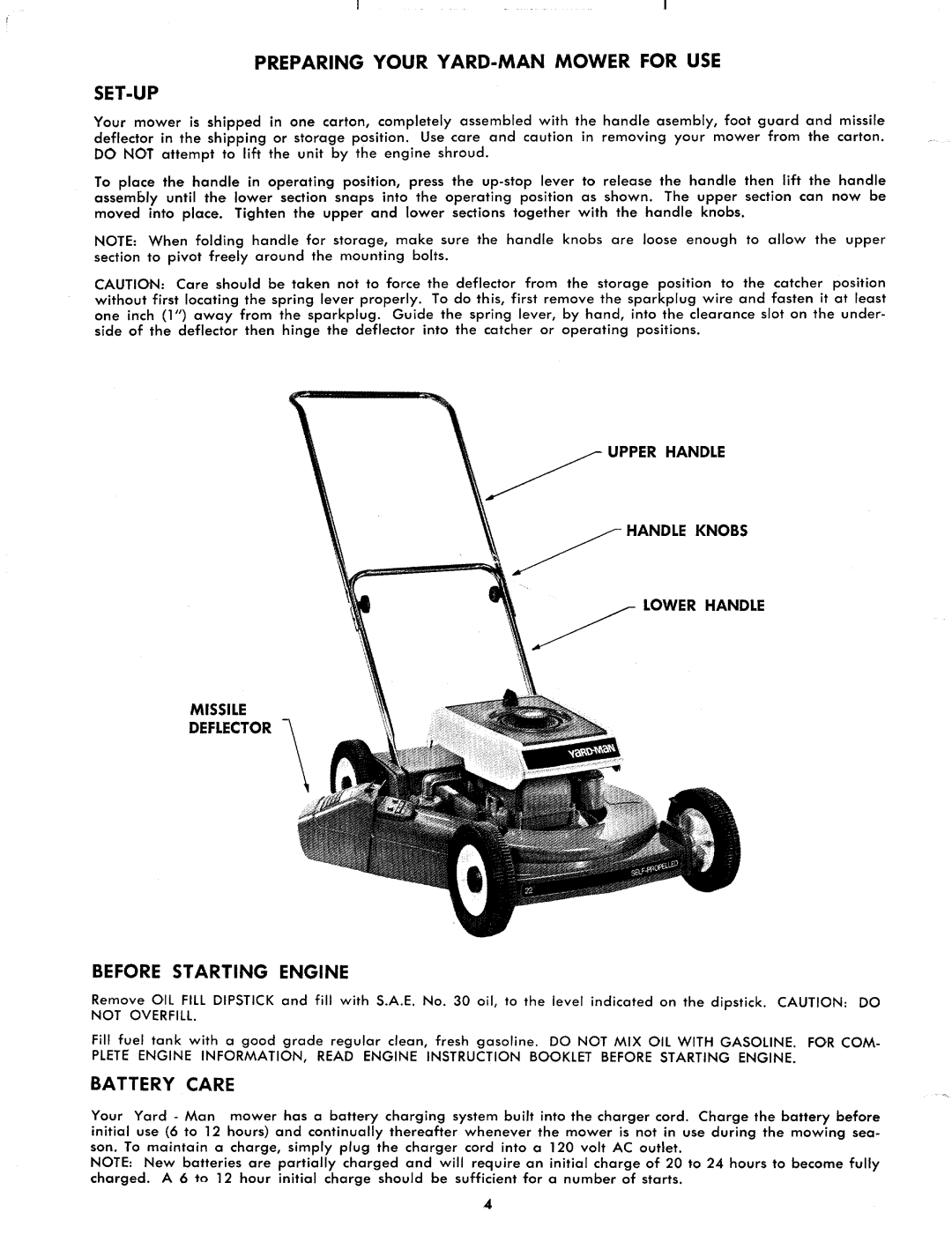 Yard-Man 2380-2 manual 