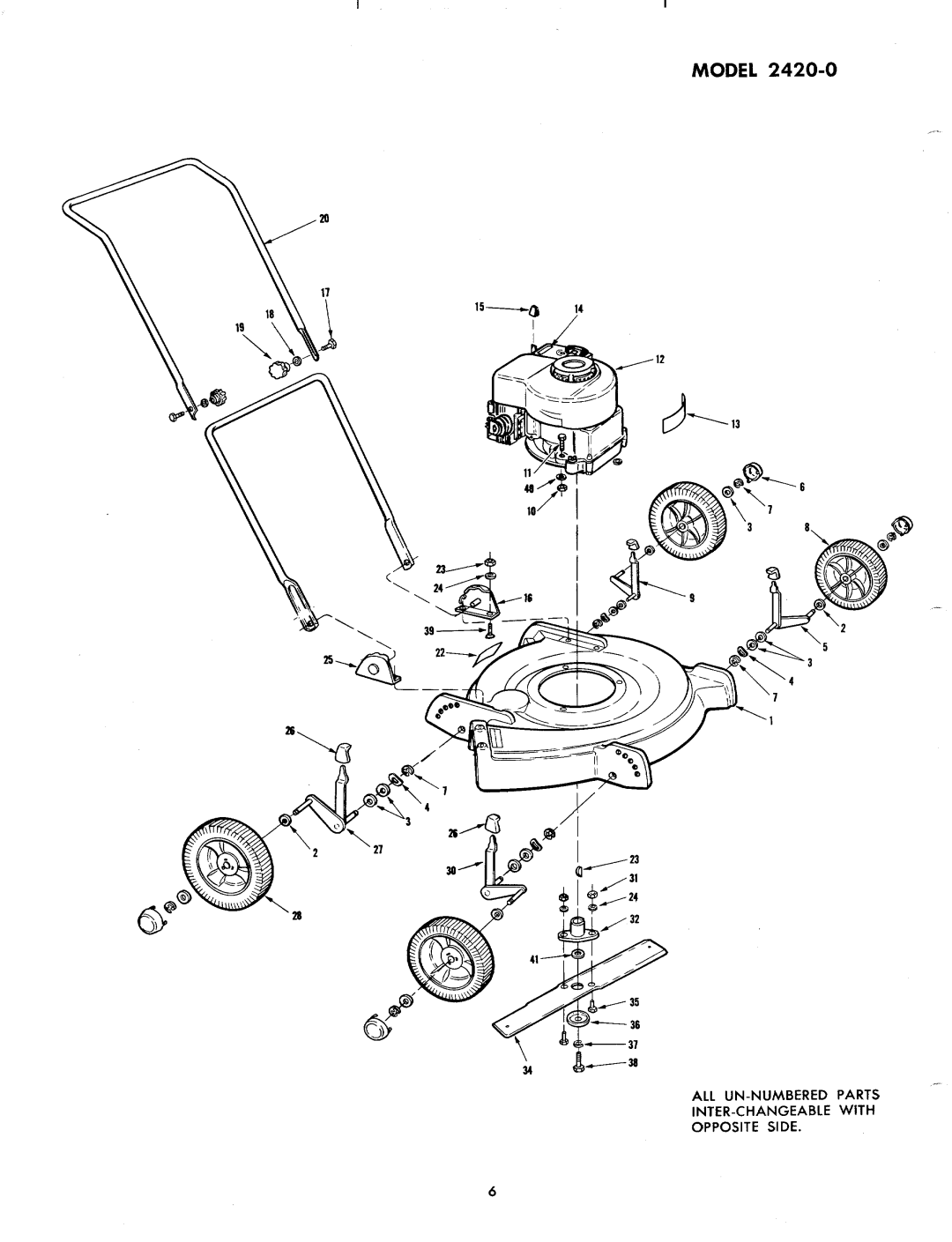 Yard-Man 2420-0 manual 