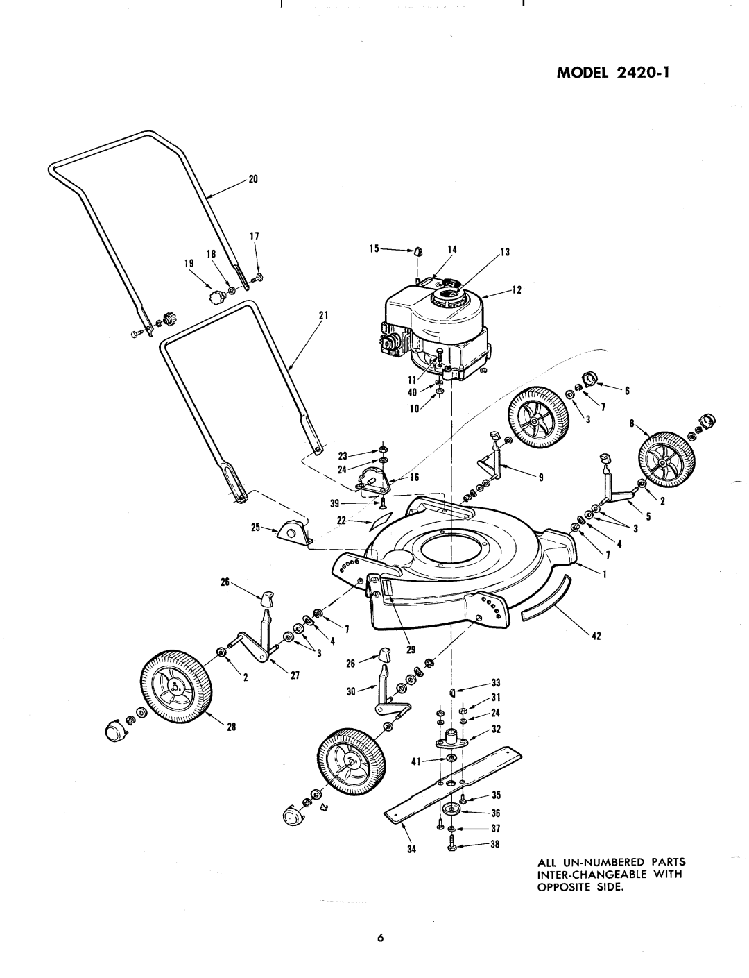 Yard-Man 2420-1 manual 