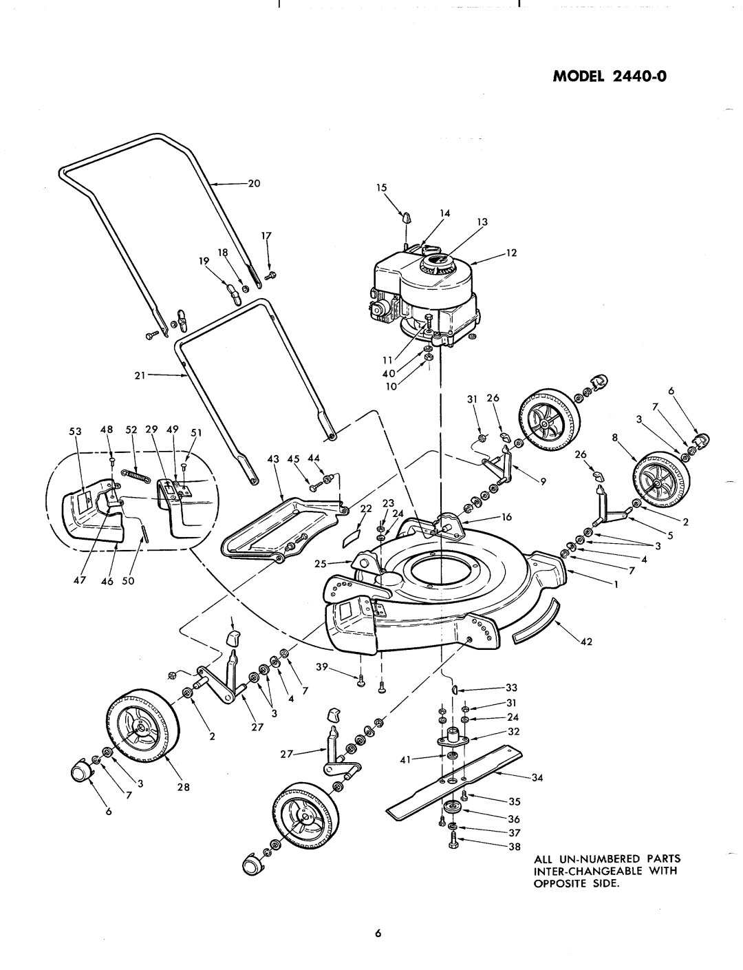 Yard-Man 2440-0 manual 