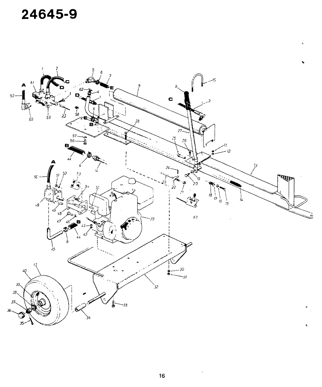 Yard-Man 24645-9 manual 