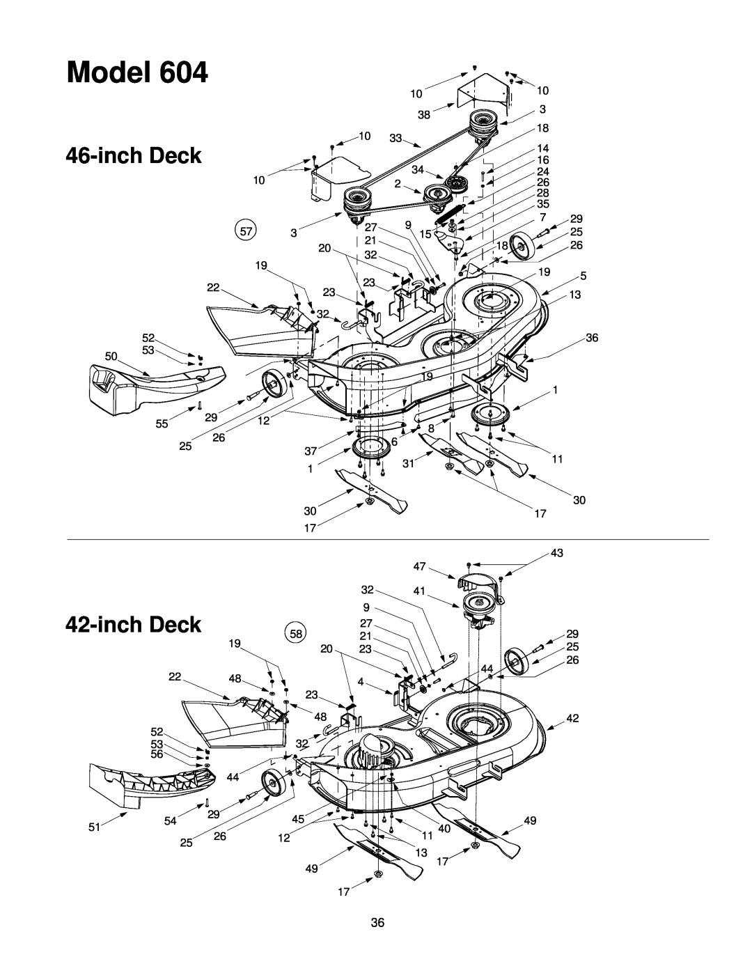 Yard-Man 247.27432 manual inch Deck, Model 