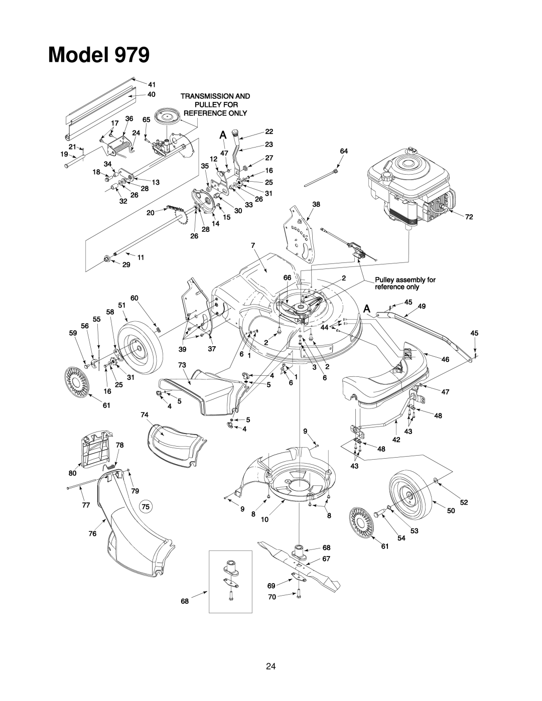 Yard-Man 247.37979 manual Model 