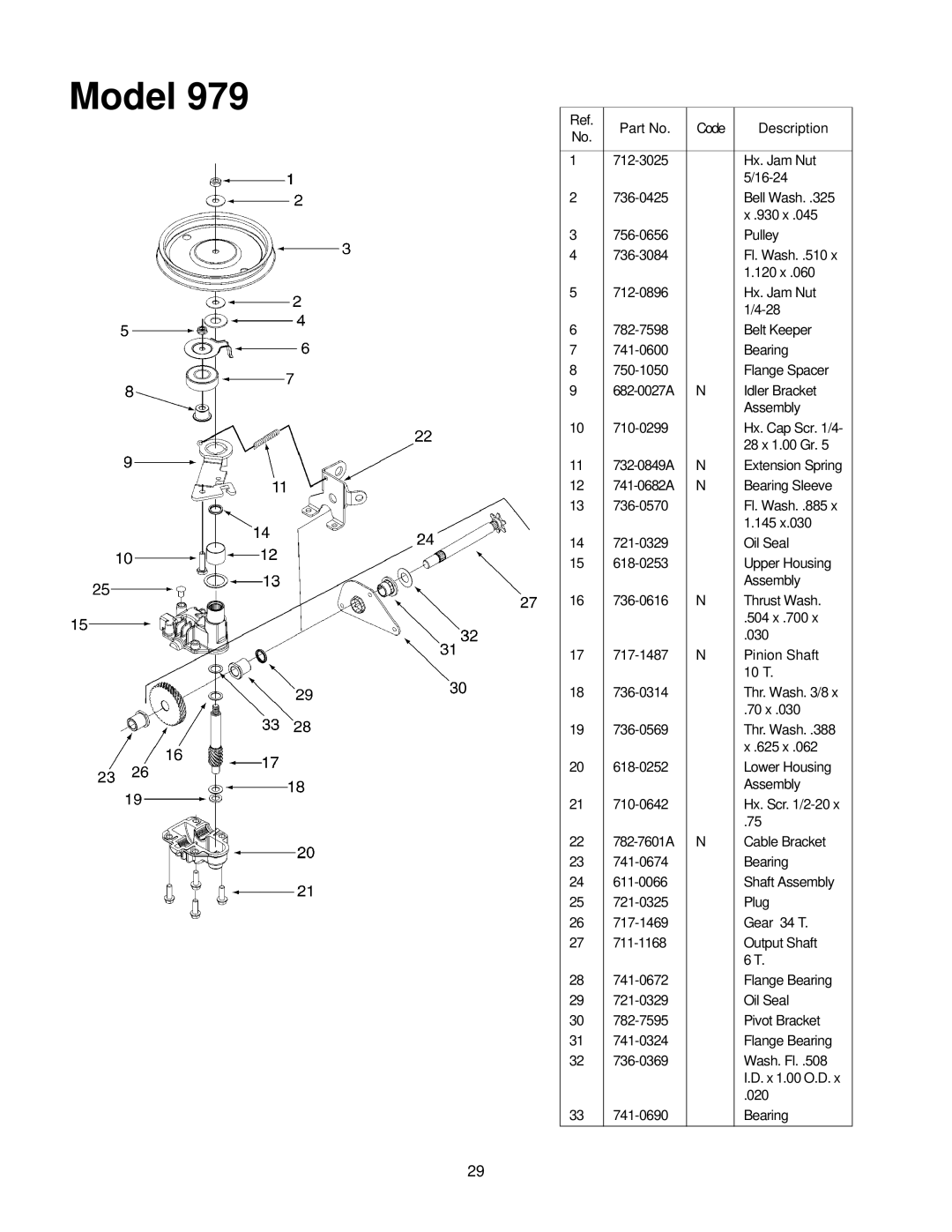 Yard-Man 247.37979 manual Model 