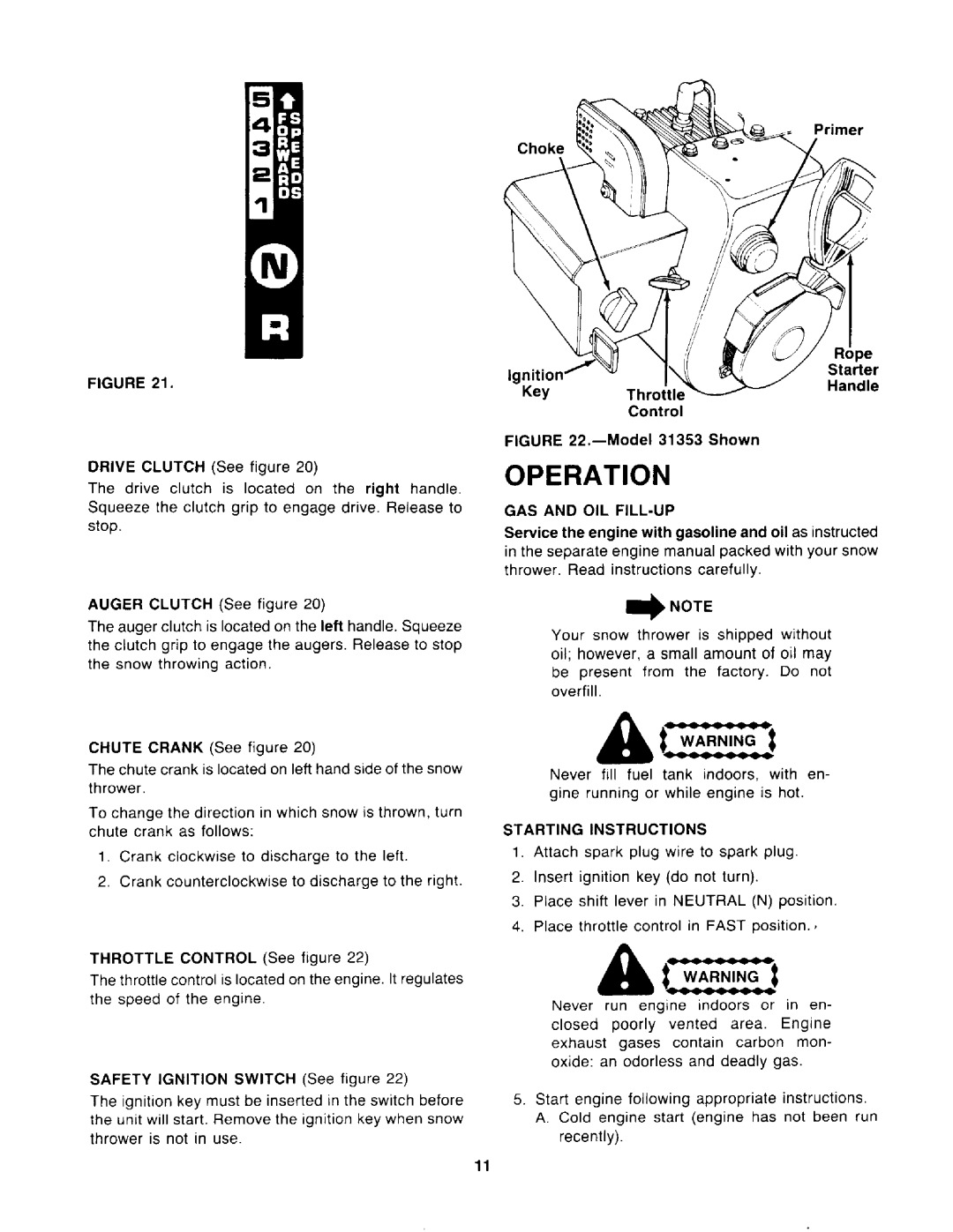 Yard-Man 31340-8, 31353-8, 31380-8, 31383-8 manual 