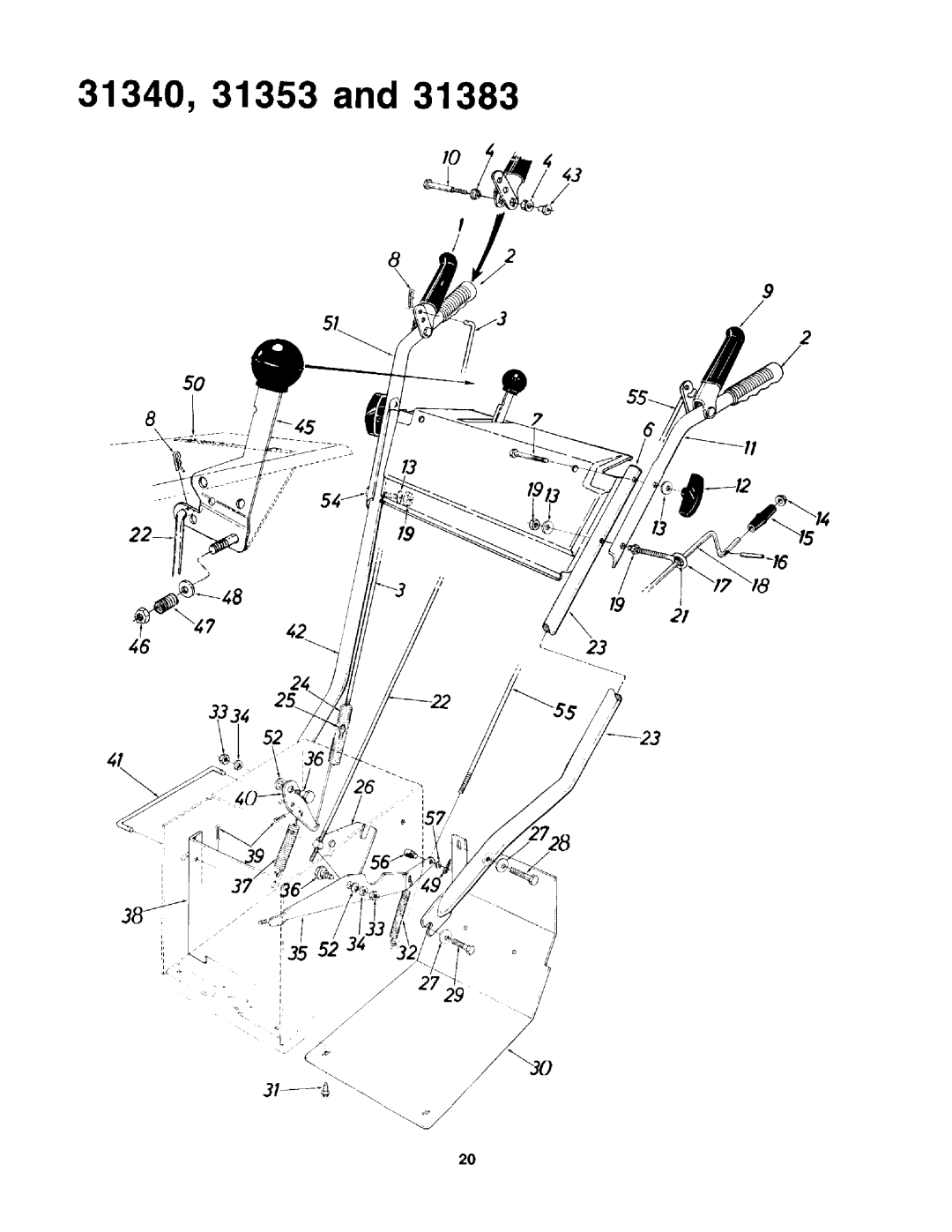 Yard-Man 31353-8, 31380-8, 31383-8, 31340-8 manual 