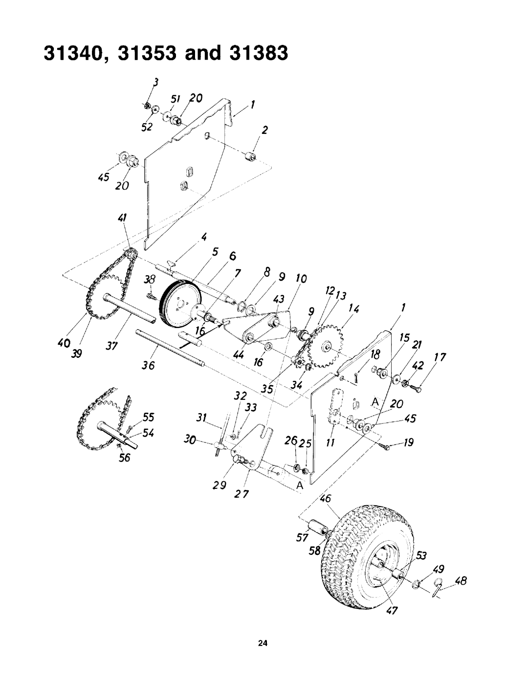 Yard-Man 31353-8, 31380-8, 31383-8, 31340-8 manual 