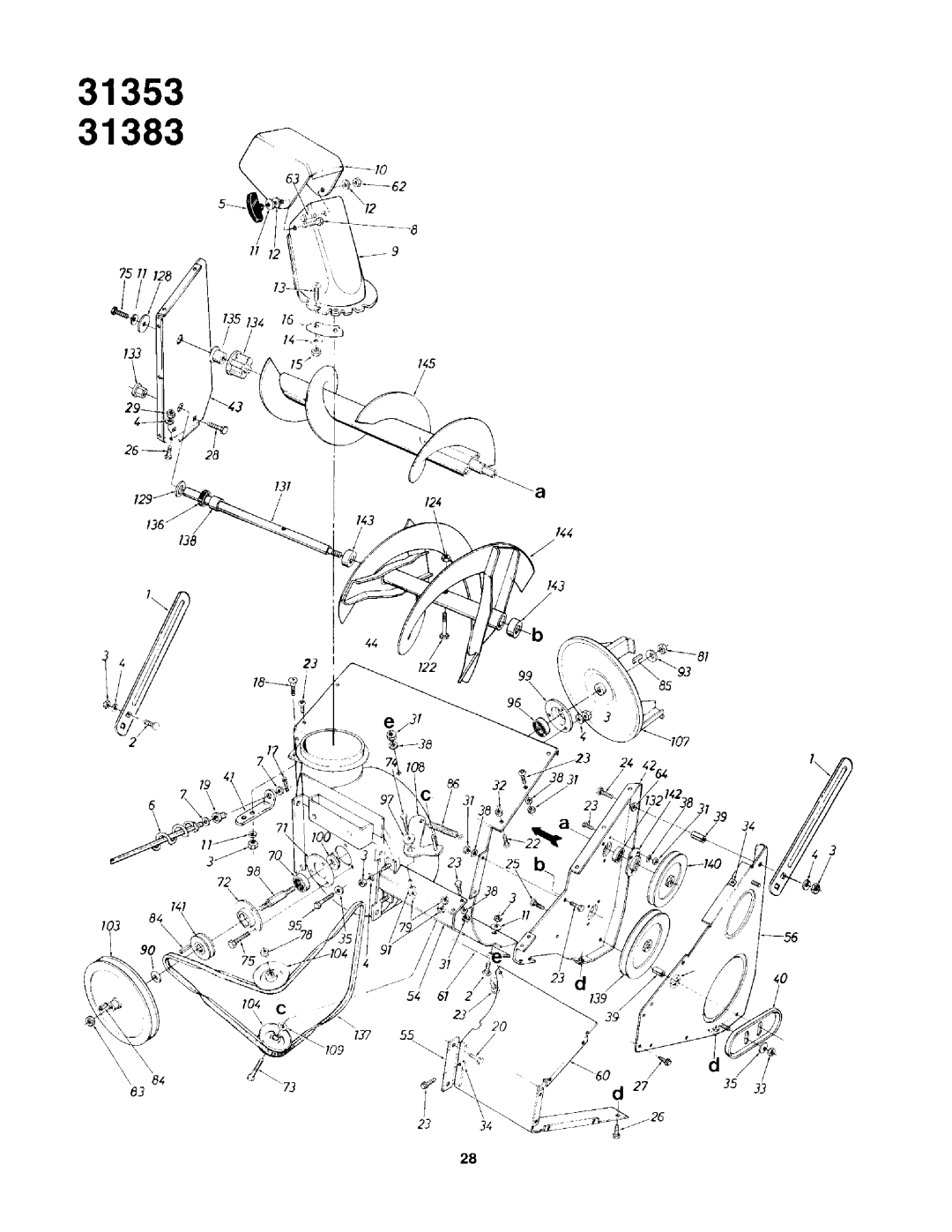 Yard-Man 31353-8, 31380-8, 31383-8, 31340-8 manual 