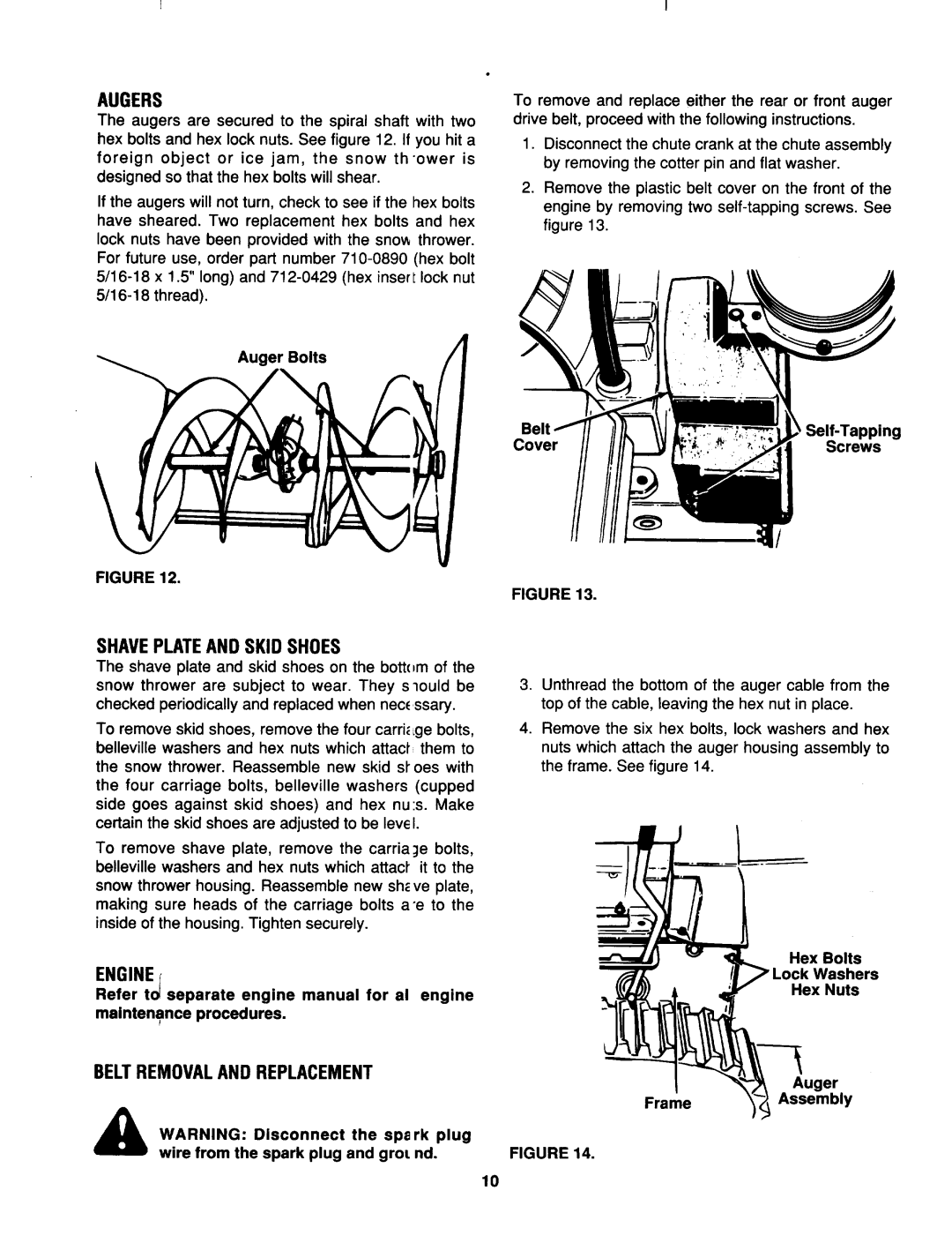 Yard-Man 316E733E401, 316E753F401 manual 