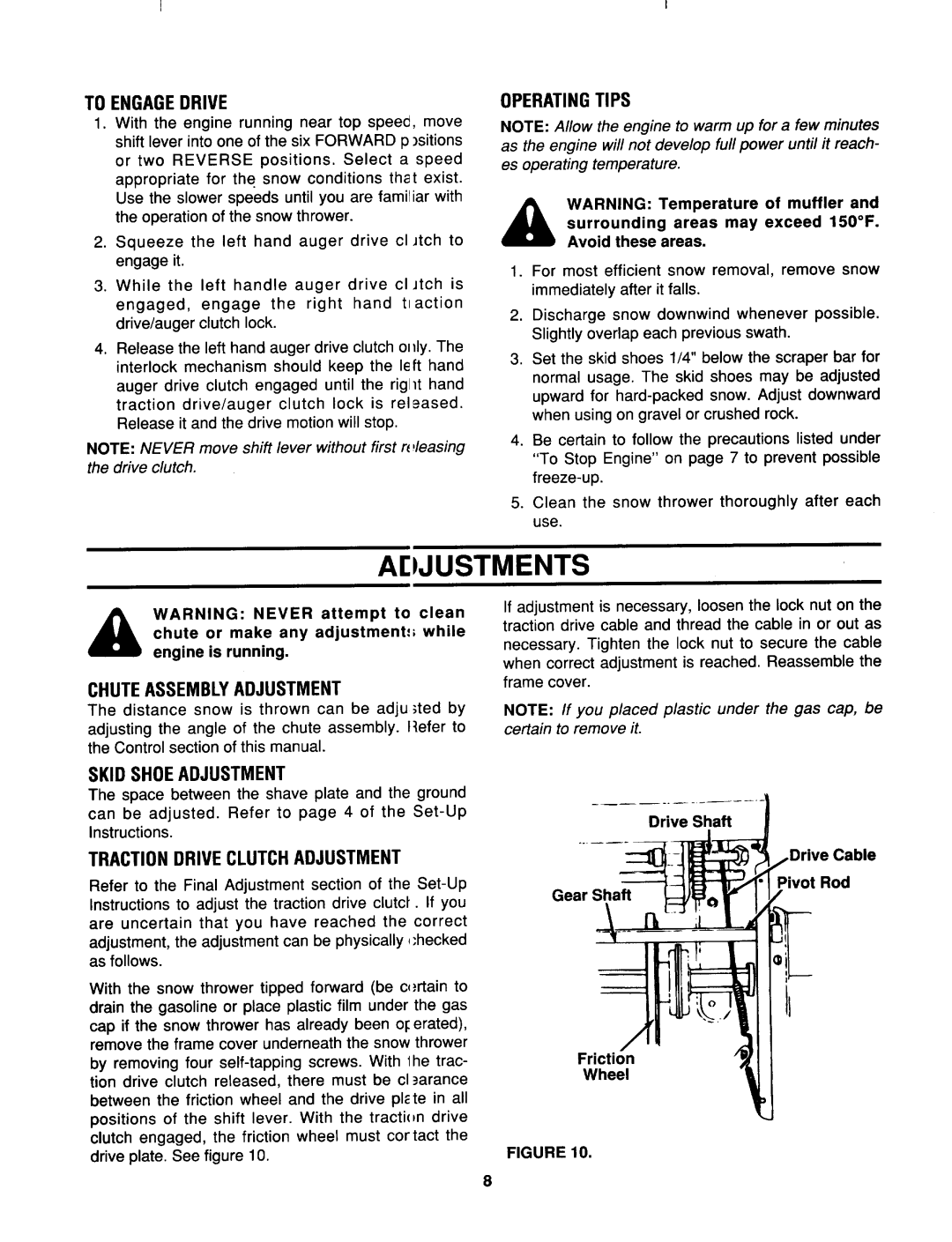 Yard-Man 316E733E401, 316E753F401 manual 