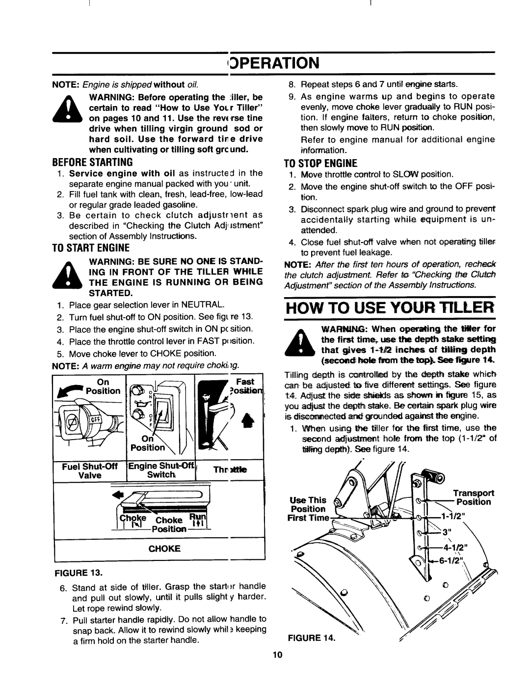 Yard-Man 447 manual 