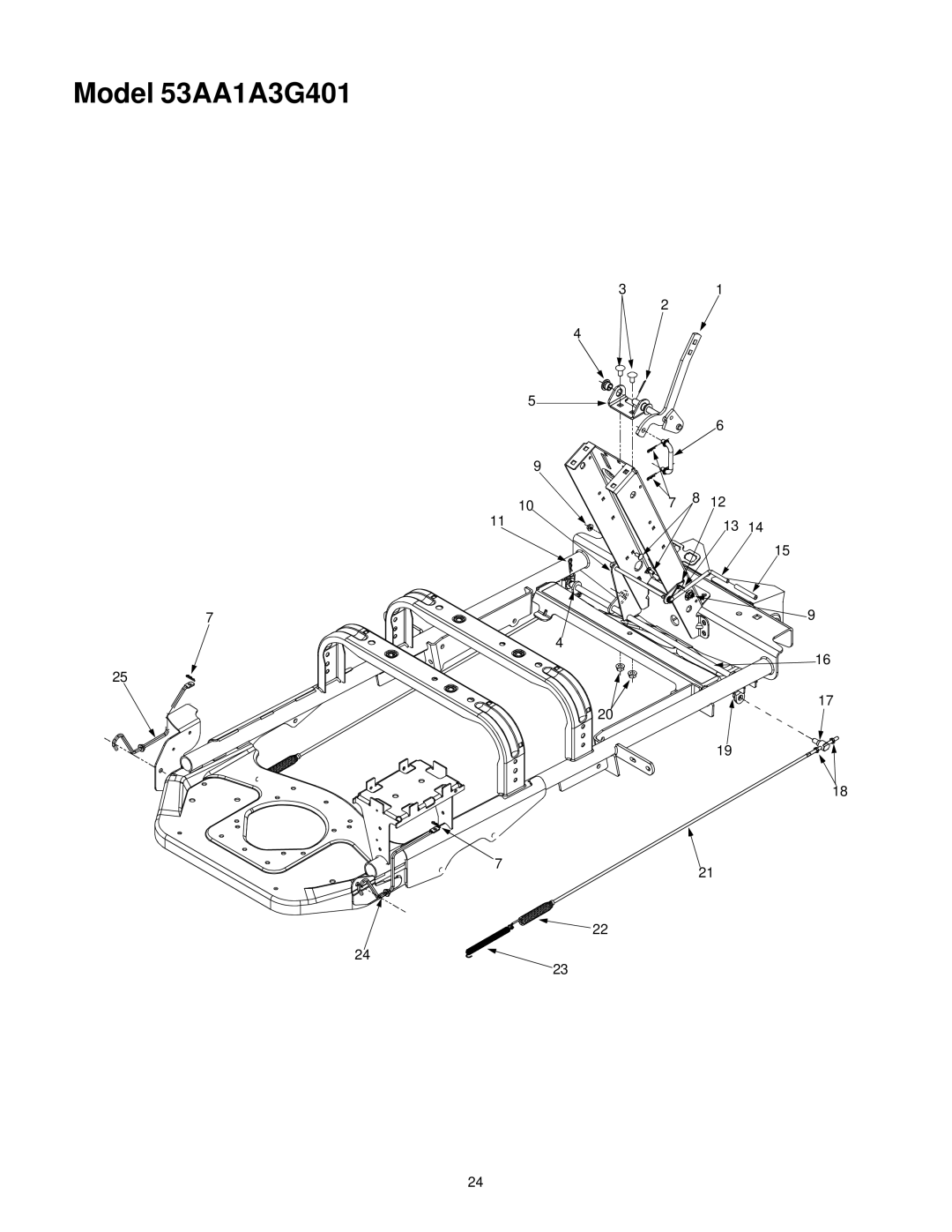 Yard-Man manual Model 53AA1A3G401 