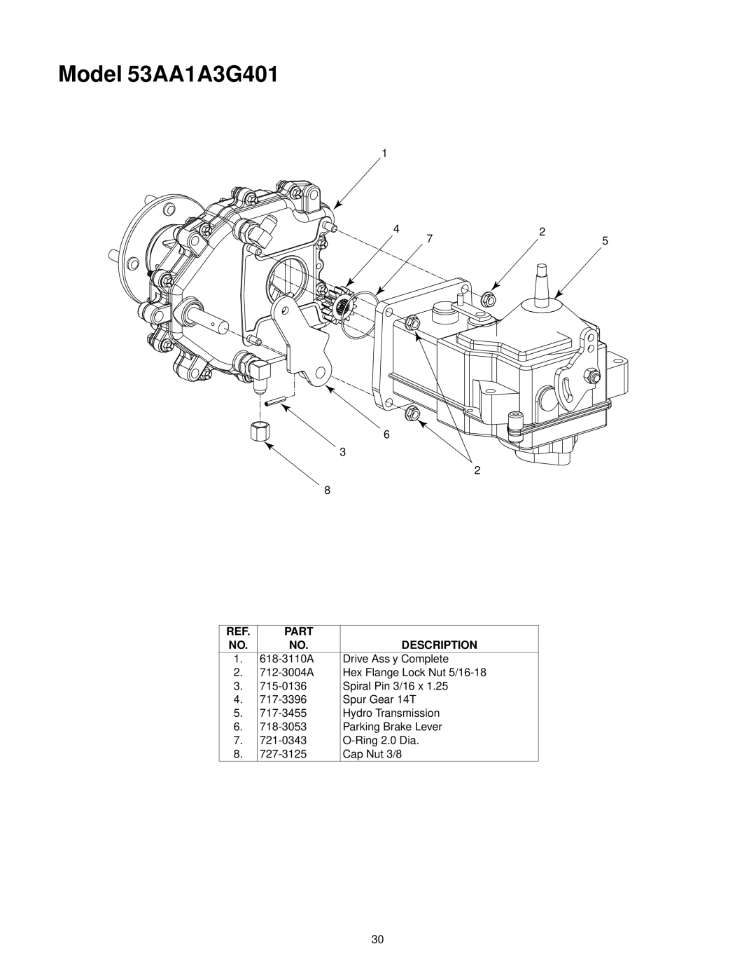 Yard-Man manual Model 53AA1A3G401 