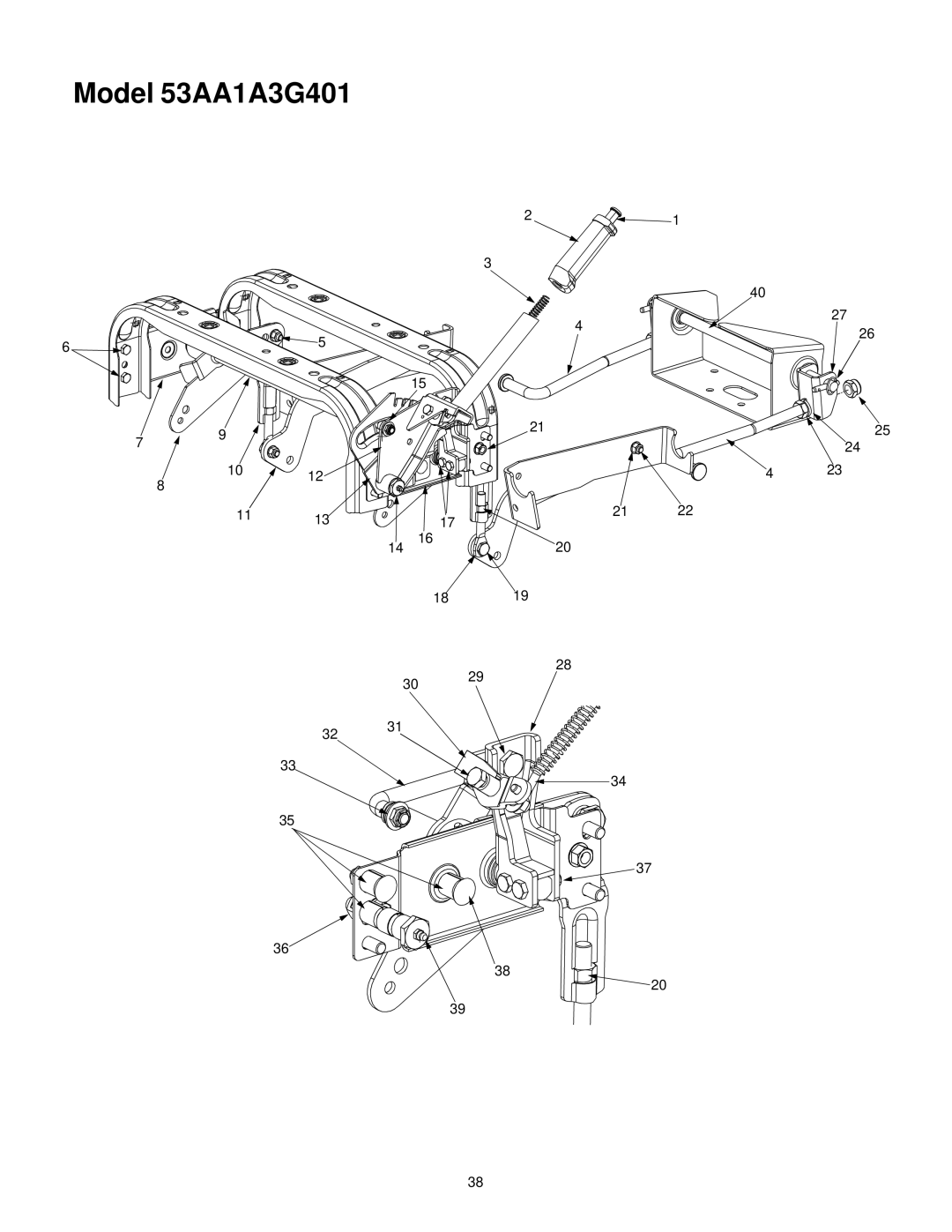 Yard-Man manual Model 53AA1A3G401 