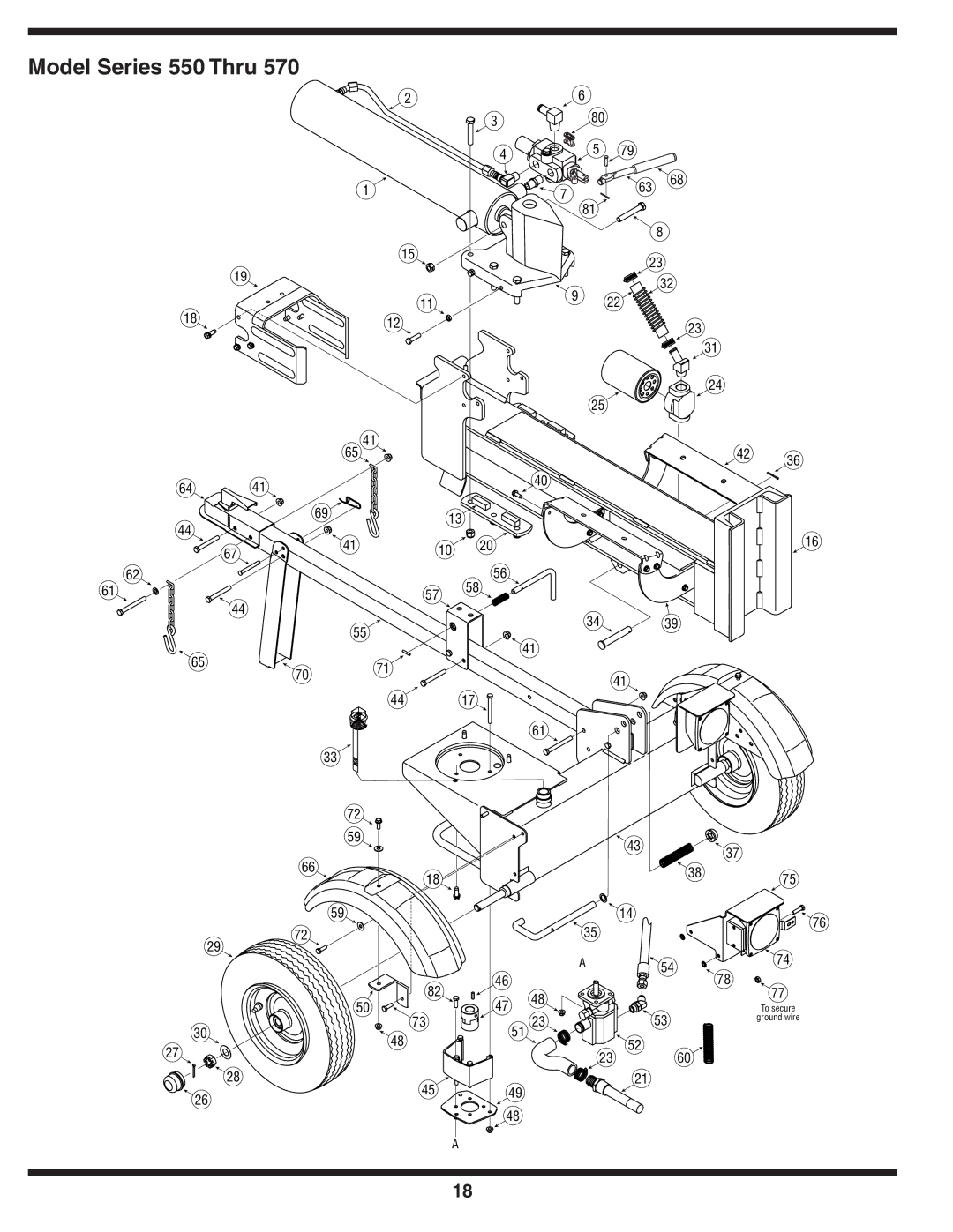 Yard-Man 550 Thru 570 manual Model Series 550 Thru 