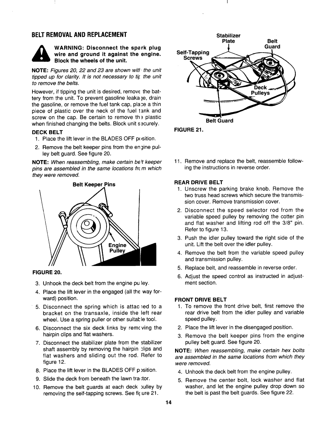 Yard-Man 614 manual 