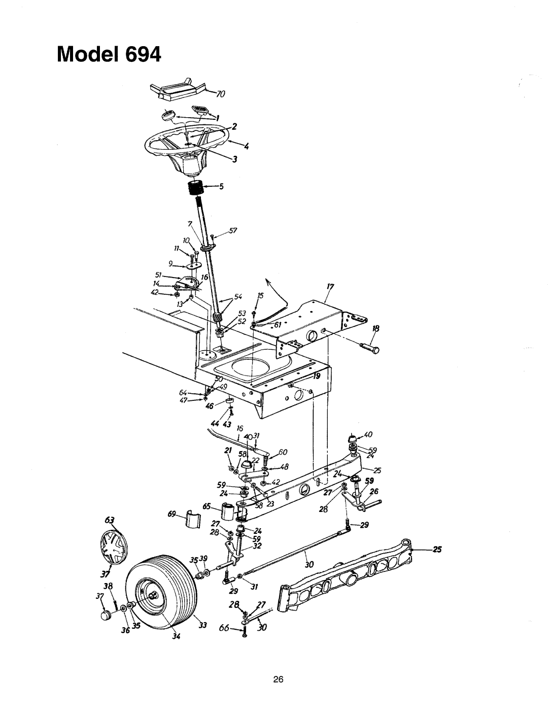 Yard-Man 694 manual 