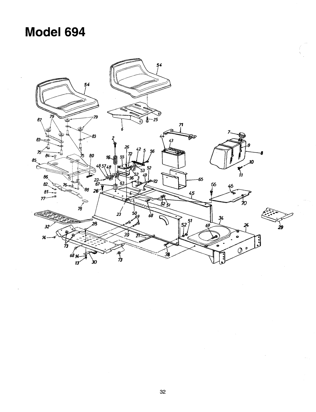 Yard-Man 694 manual 