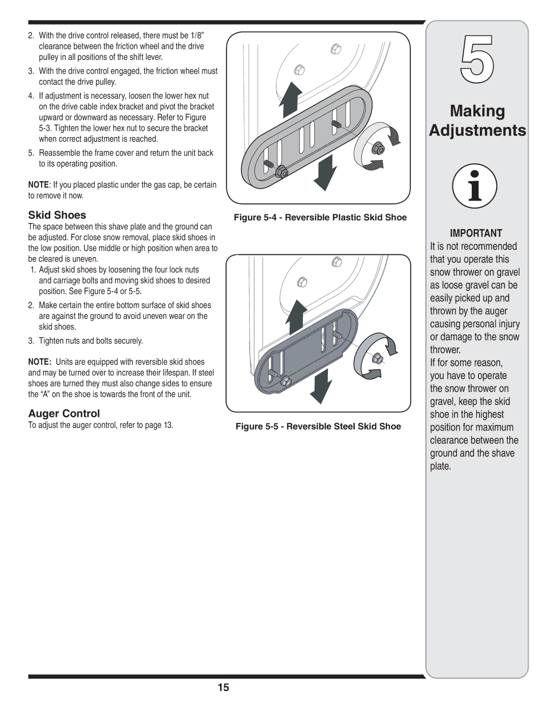 Yard-Man 769-03245 warranty Reversible Plastic Skid Shoe, Reversible Steel Skid Shoe 