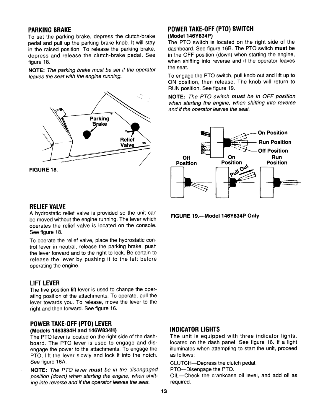 Yard-Man 834 manual 