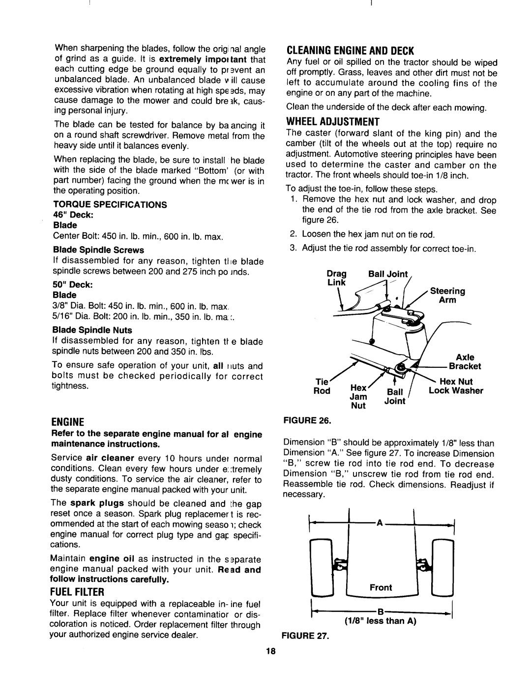 Yard-Man 834 manual 