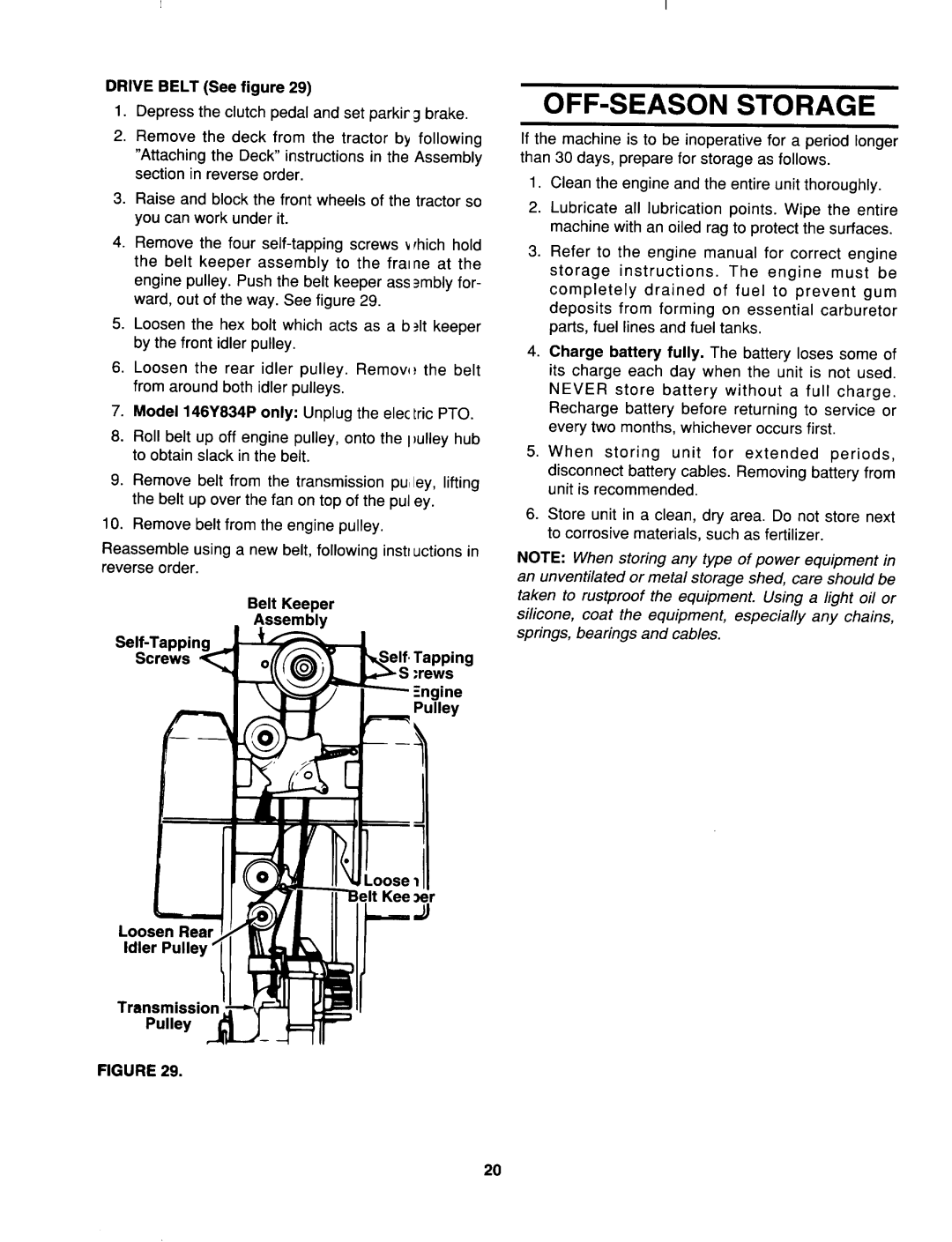 Yard-Man 834 manual 