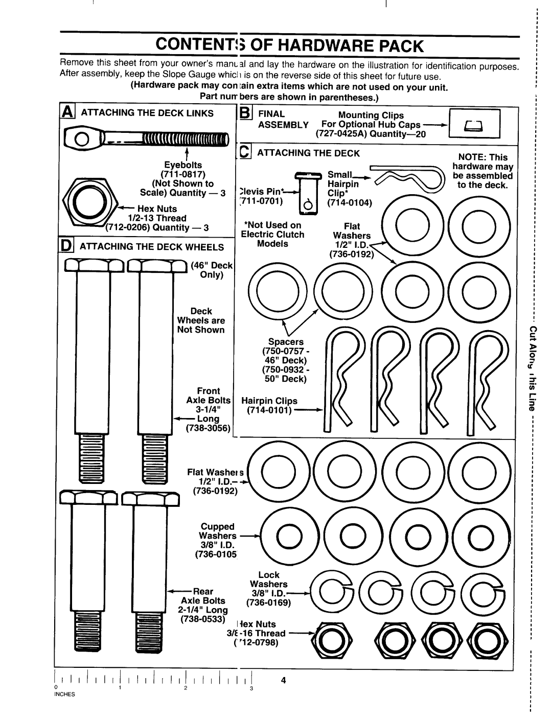 Yard-Man 834 manual 