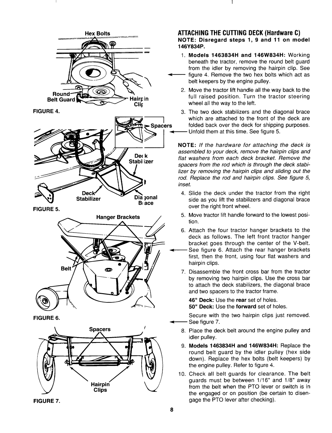 Yard-Man 834 manual 