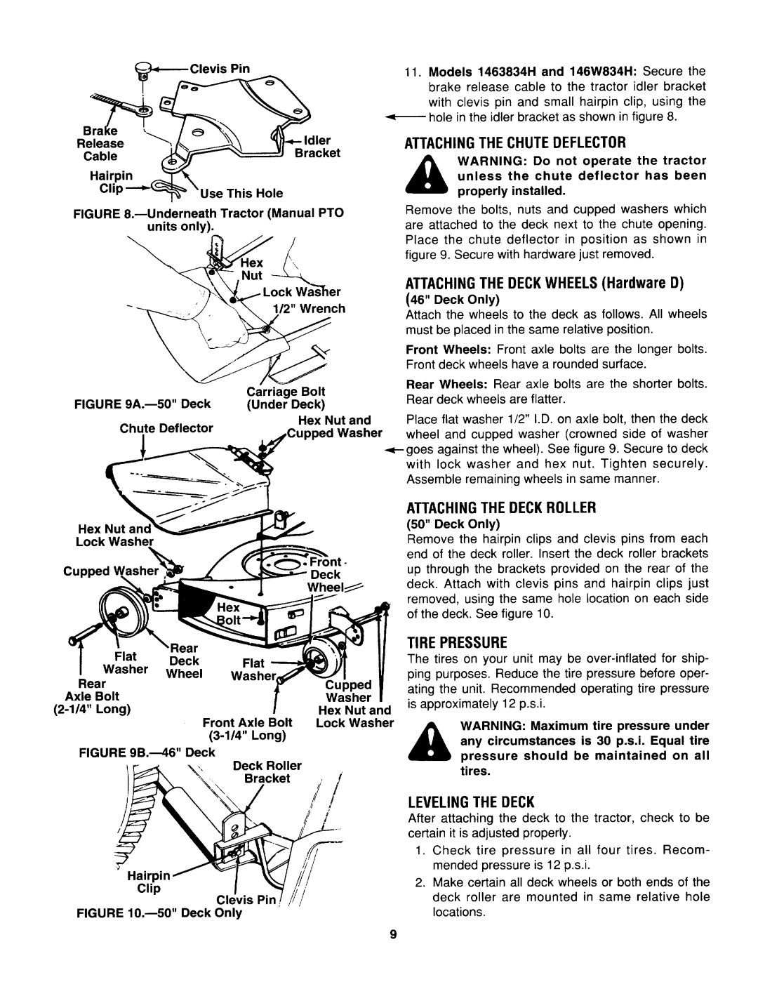 Yard-Man 834 manual 