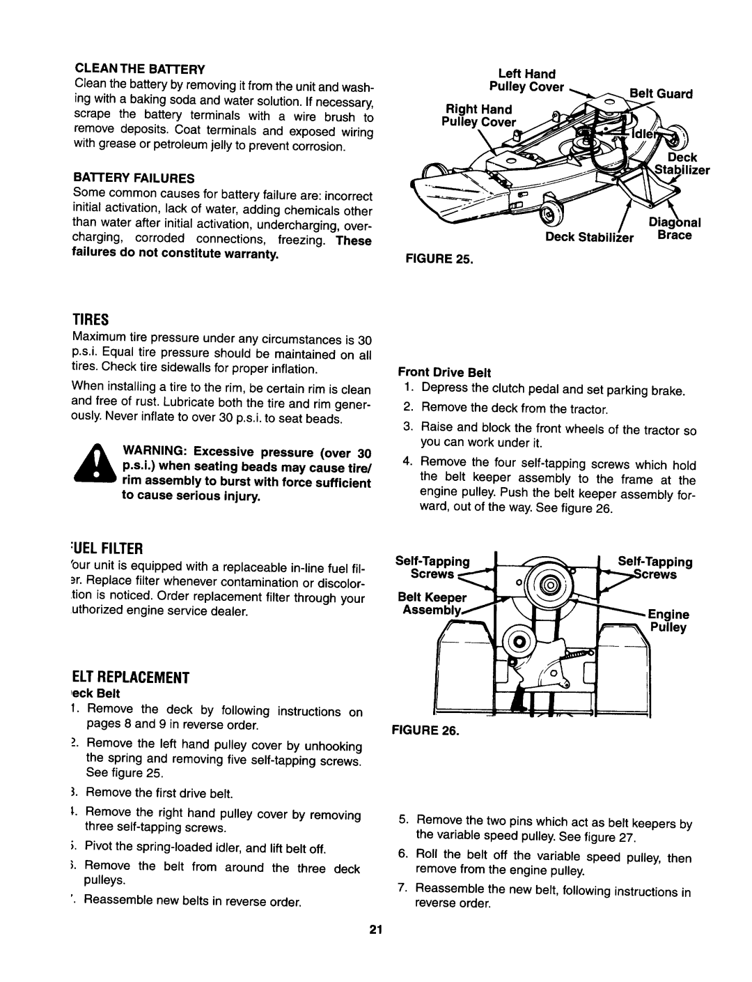 Yard-Man 844 manual 