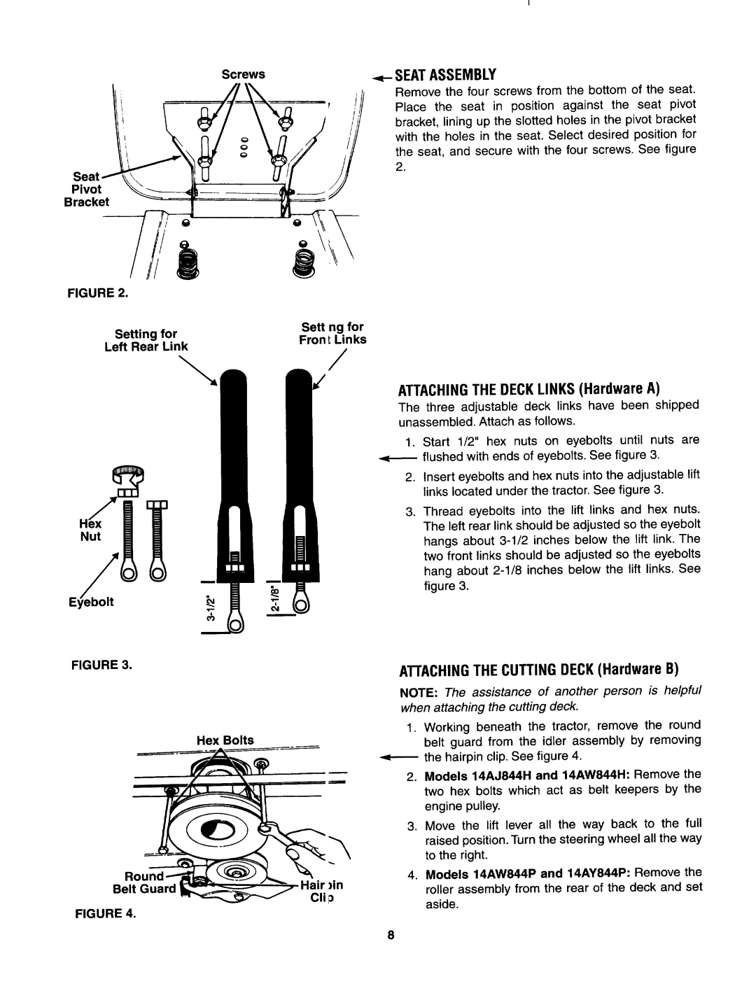 Yard-Man 844 manual 