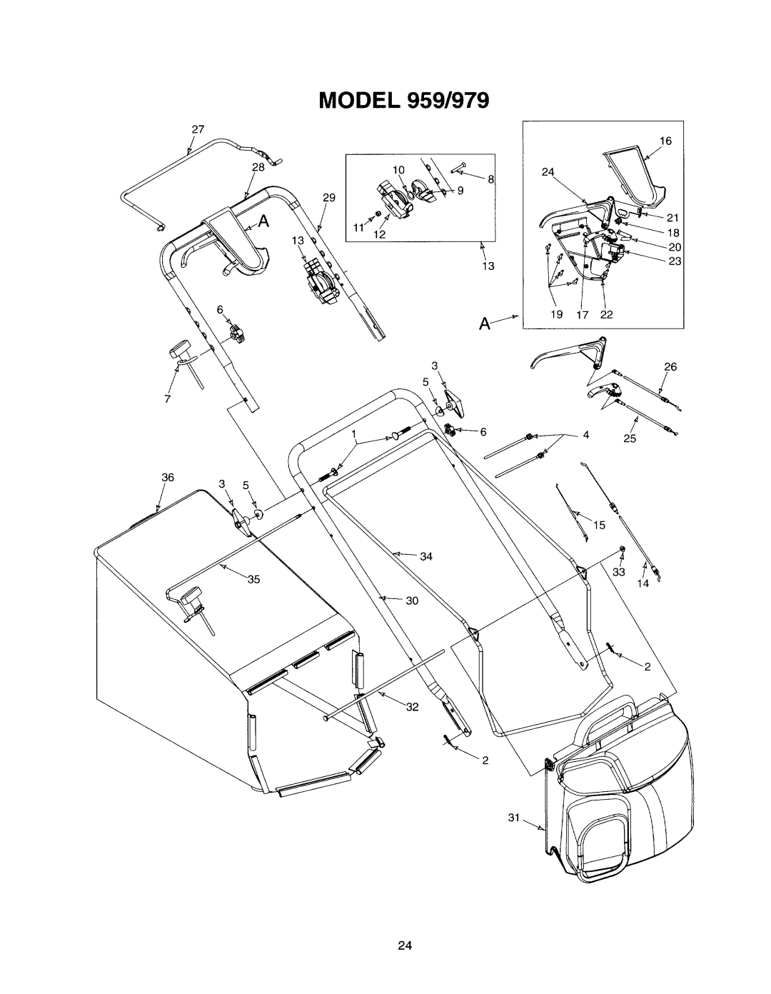 Yard-Man 970-979, E970-E979, 950-959 manual 