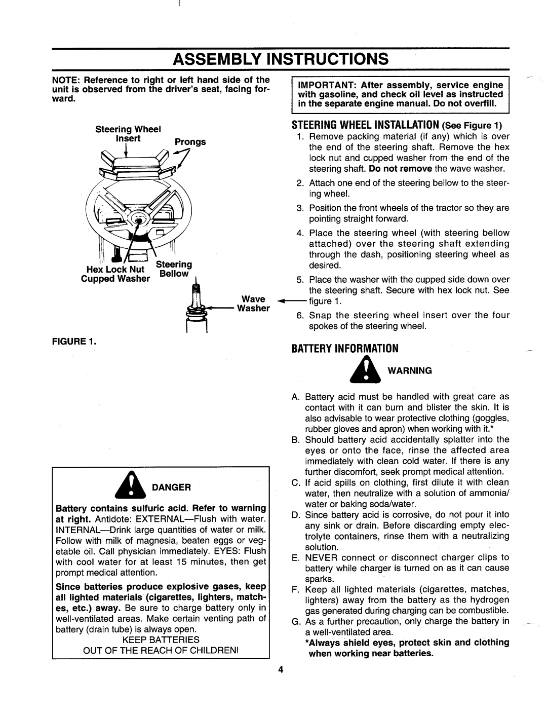 Yard-Man 999 manual 