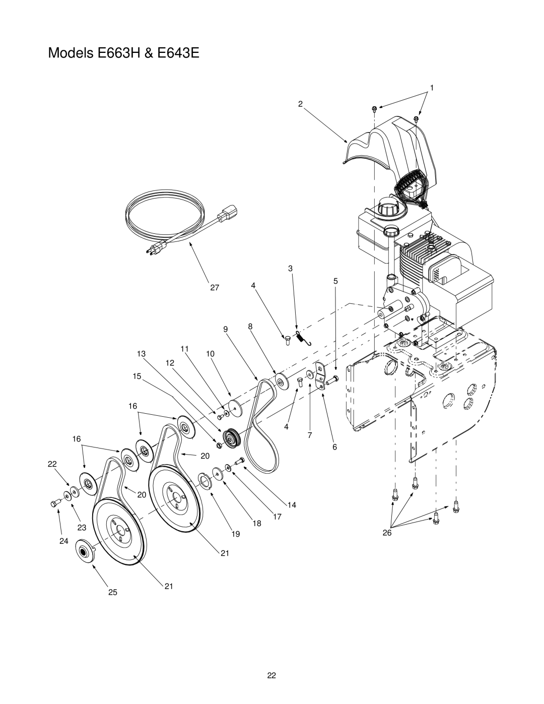 Yard-Man manual Models E663H & E643E 