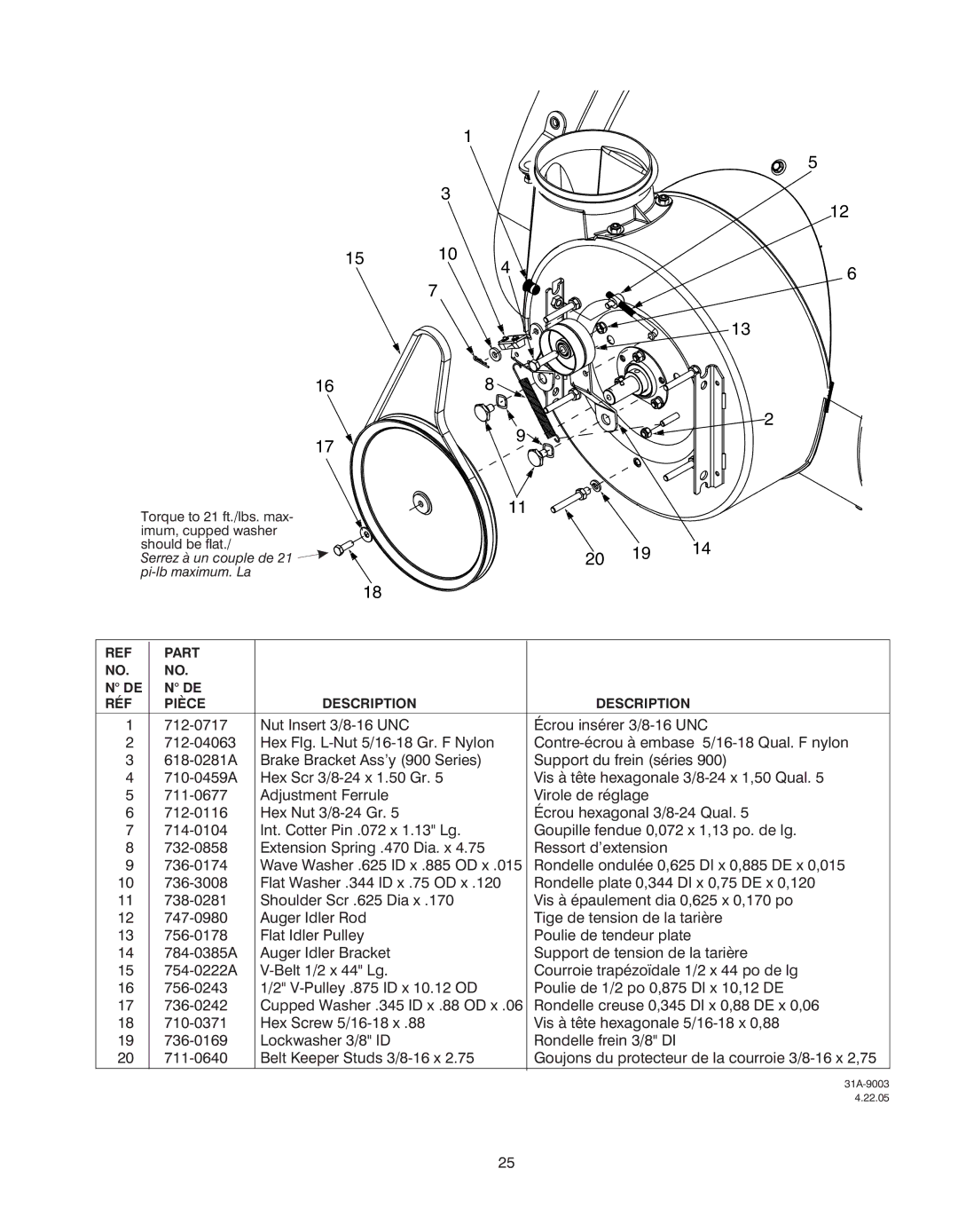 Yard-Man OGST-2806 manual 20 19 