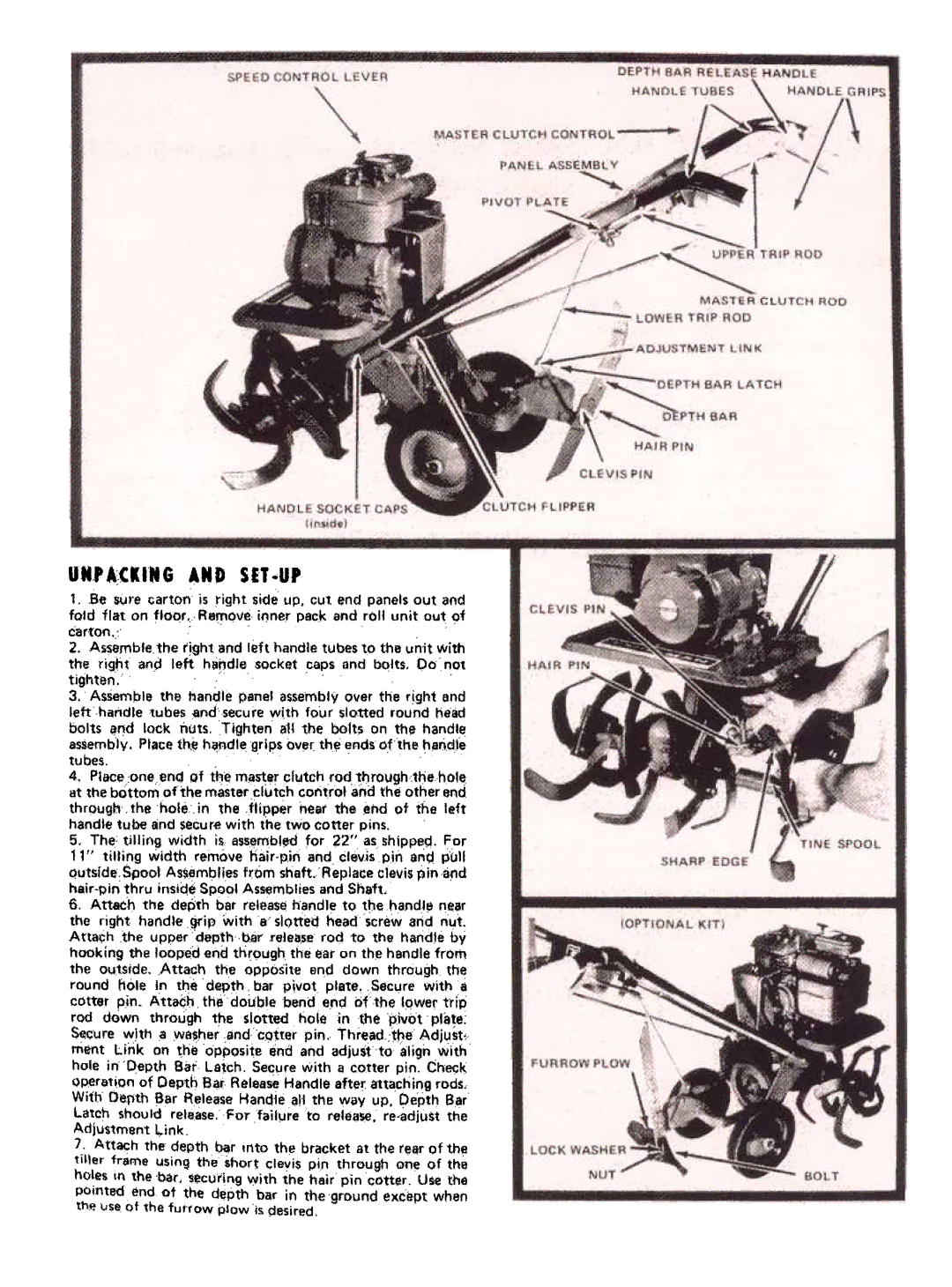 Yard-Man 5020.1, S030~1, 5010-1 manual UN,1116 and SiT.UP 