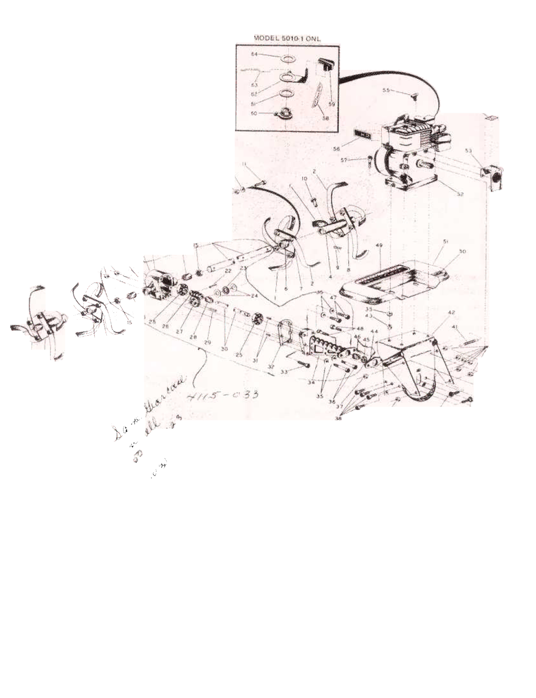 Yard-Man 5010-1, S030~1, 5020.1 manual 