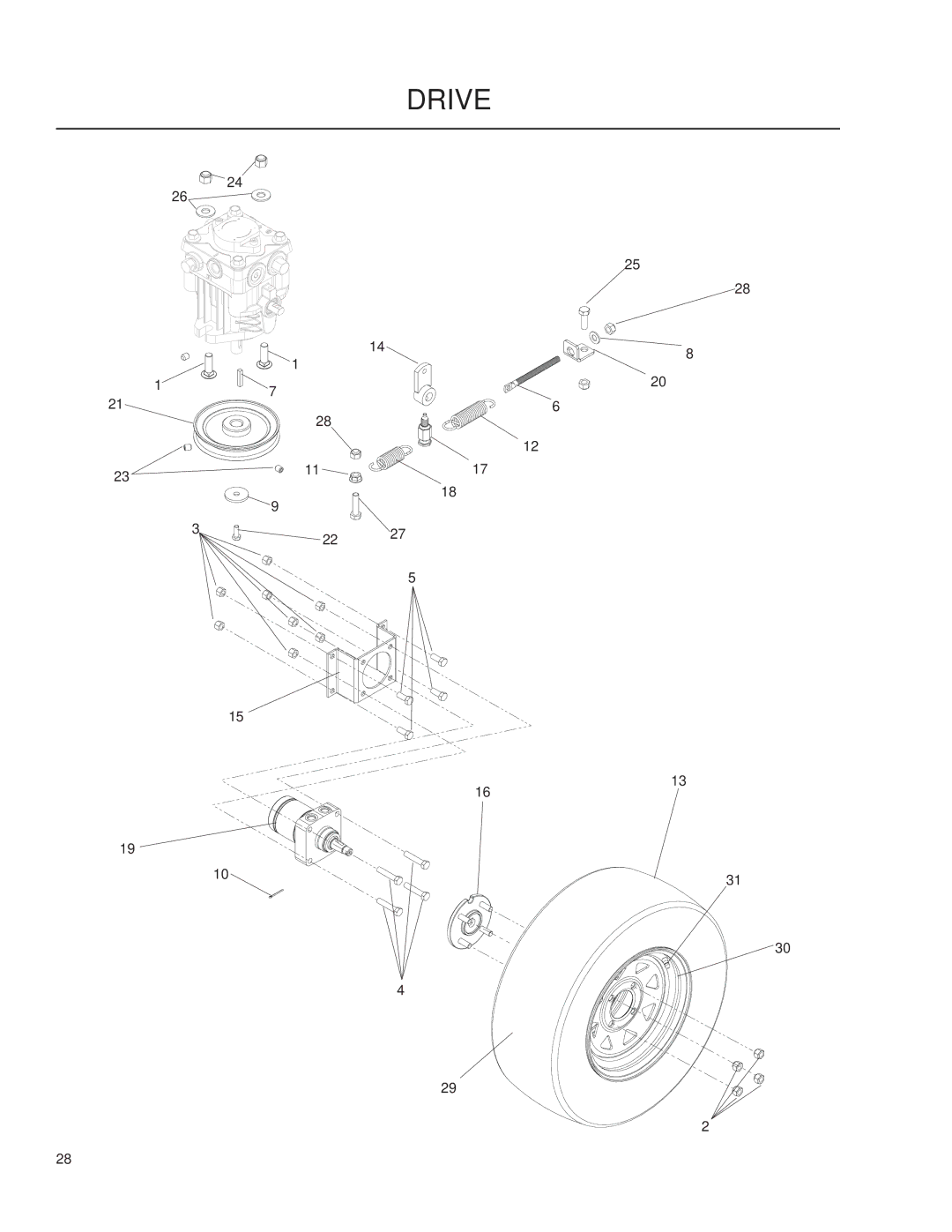 Yazoo/Kees 968999757, ZMMKW34170 manual Drive 