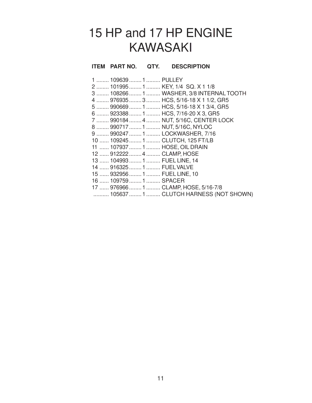 Yazoo/Kees KIKW48150, KIKW48170 manual Pulley 